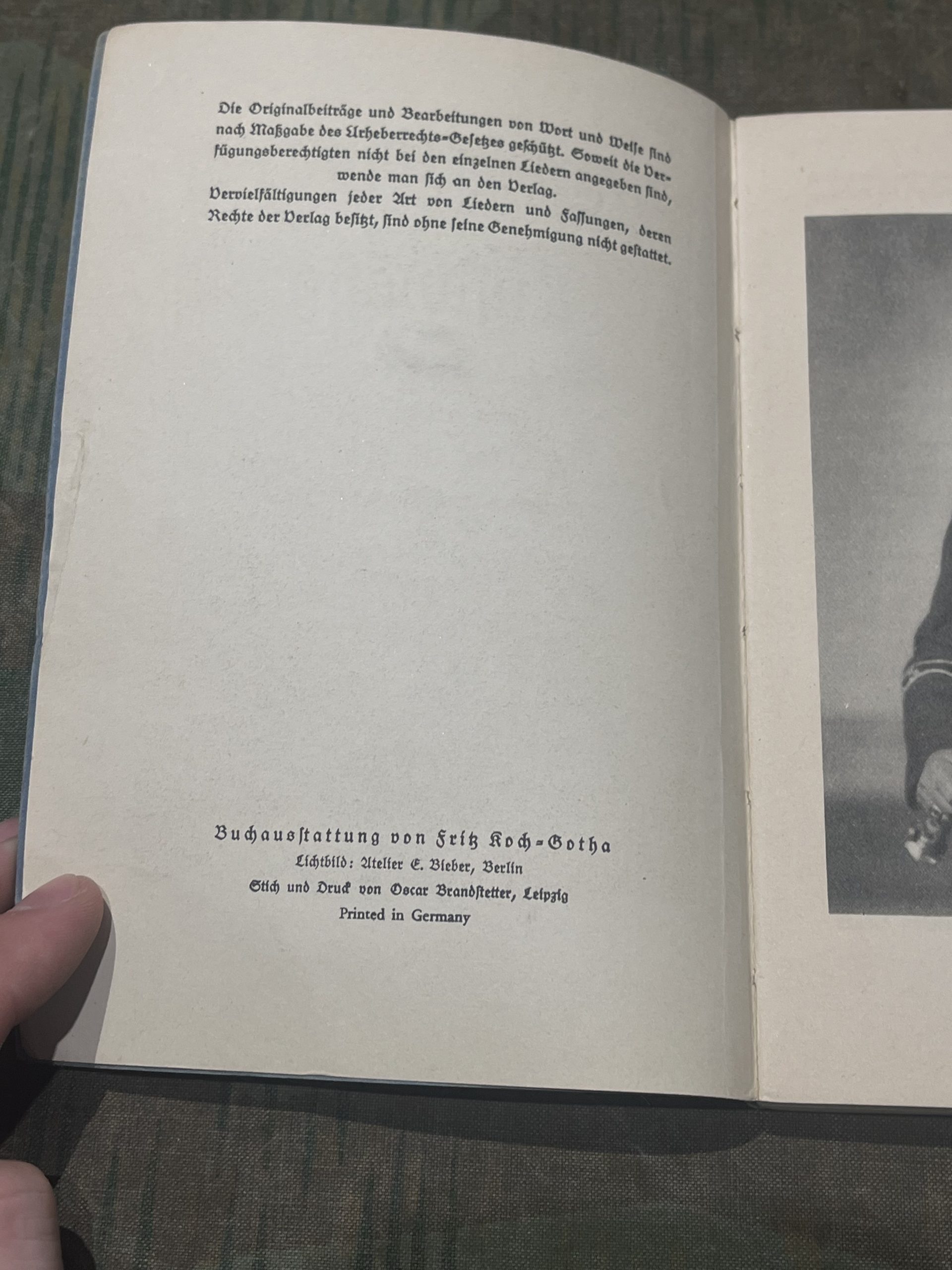 Original WW2 German "Liederbuch der Luftwaffe" Songbook - Image 4