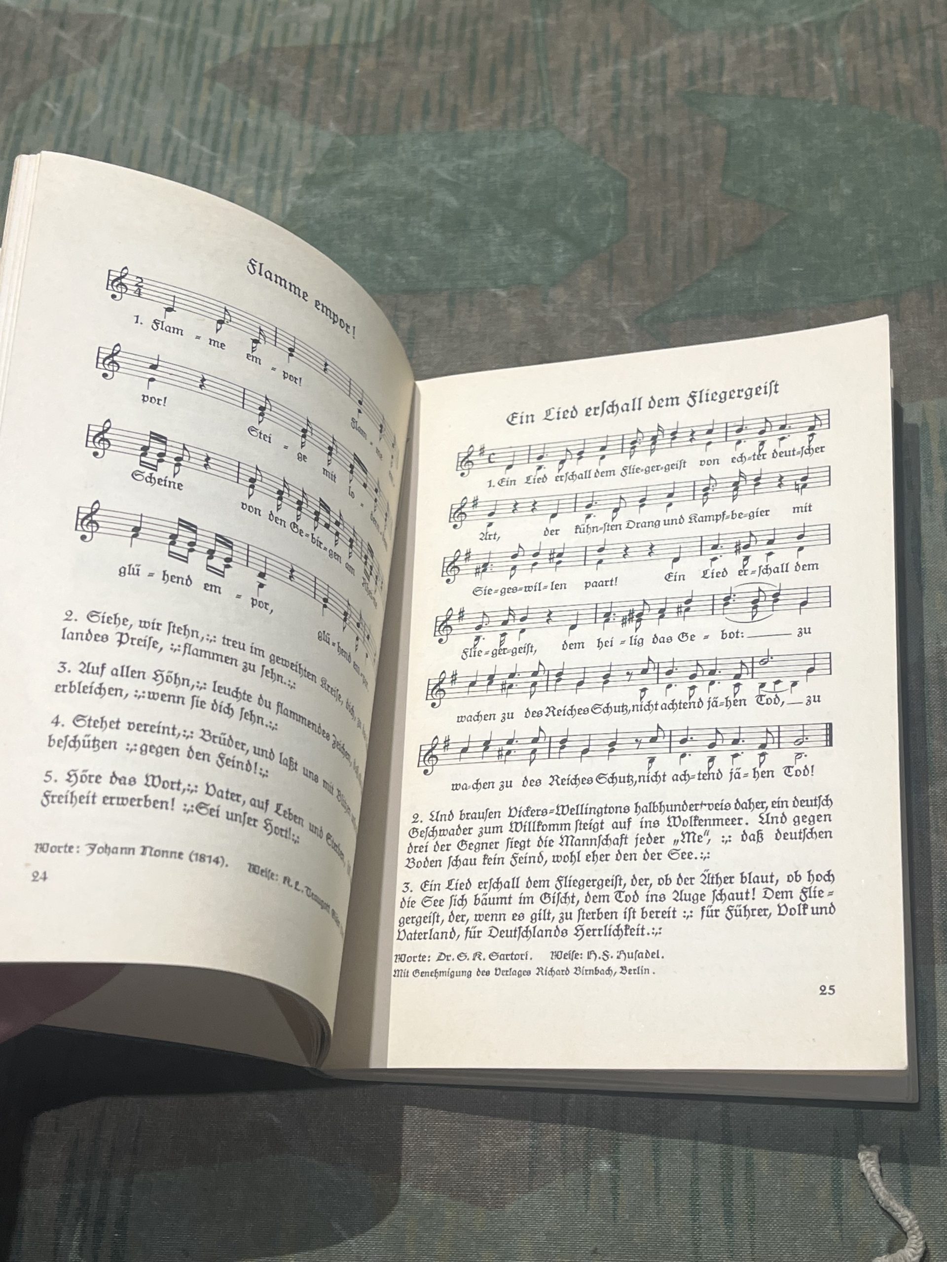 Original WW2 German "Liederbuch der Luftwaffe" Songbook - Image 6