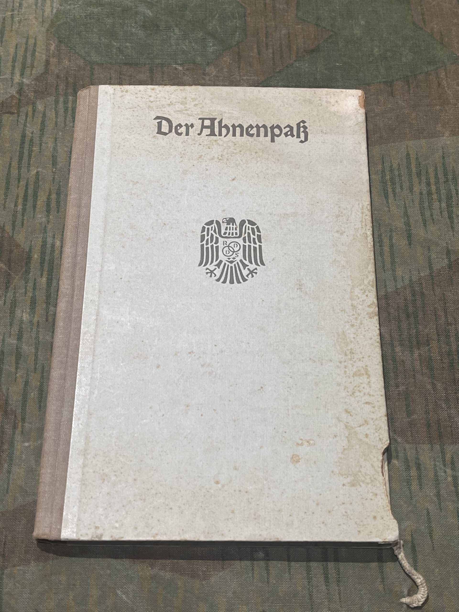 Original Pre-WW2 German "Ahnenpaß" Ancestry Pass Book
