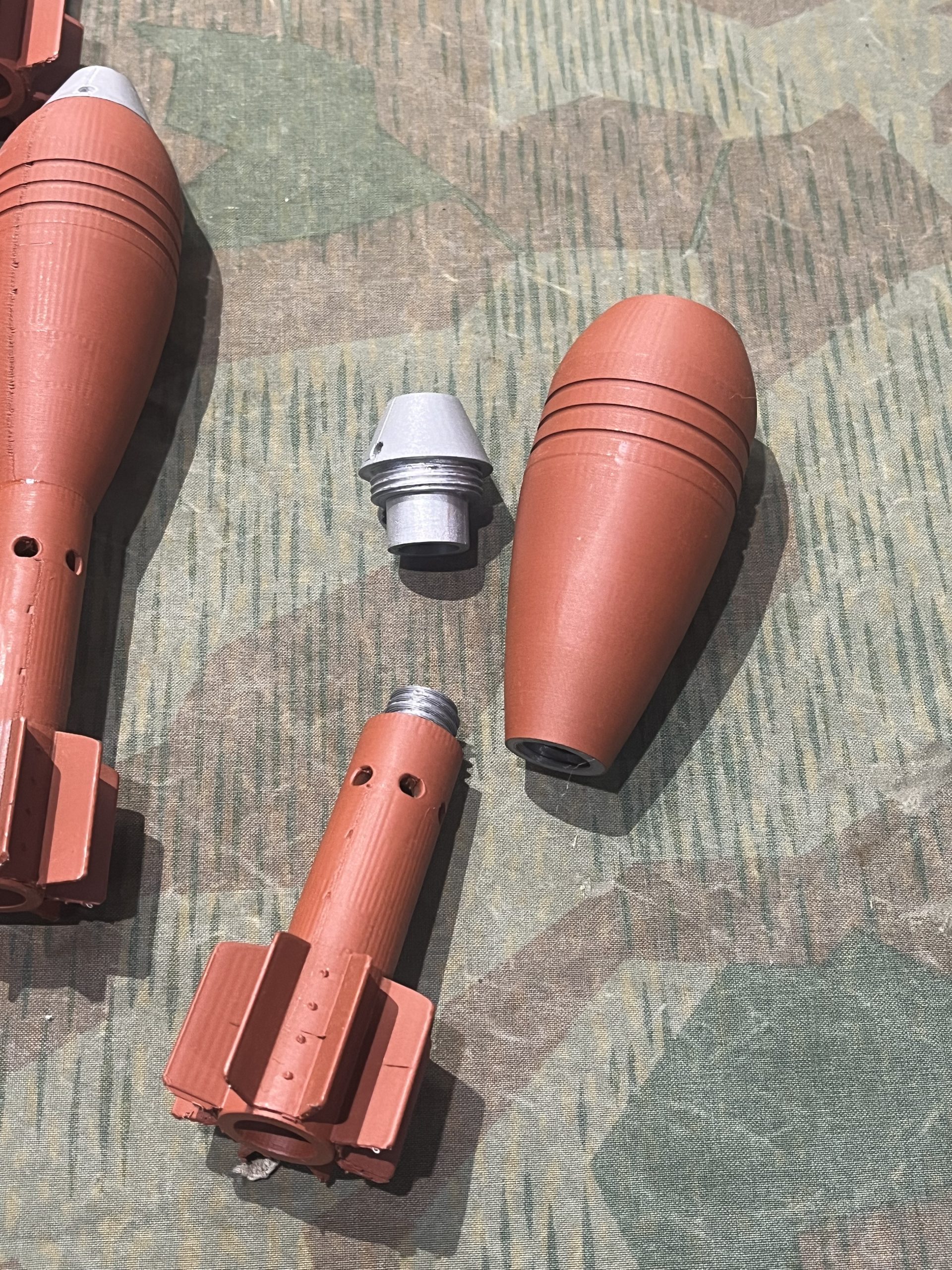 WW2 German Replica 3D Printed 5cm Mortars 7x - Image 6