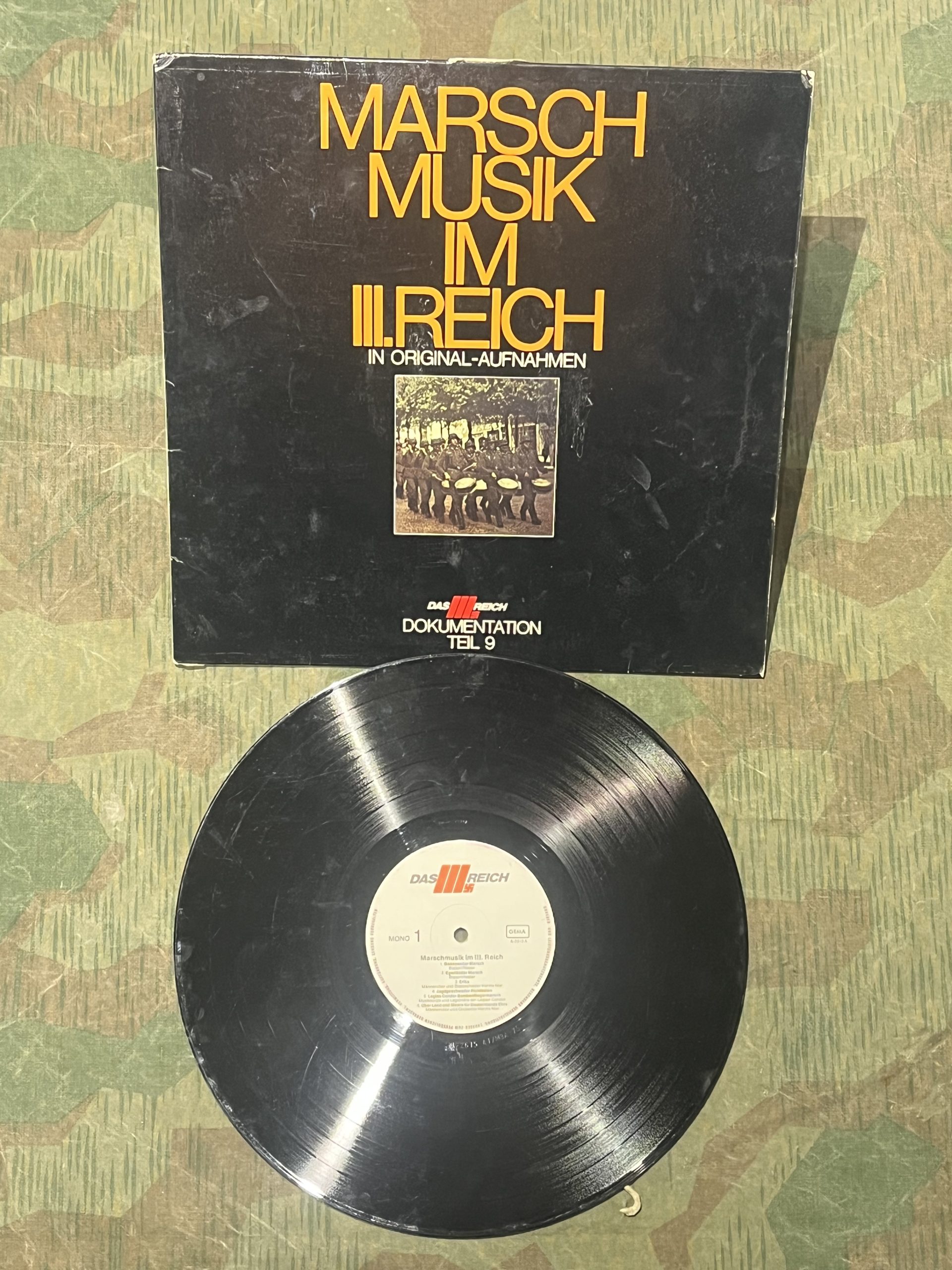 WW2 German Das Reich Lp Vinyl w/ Marching Music