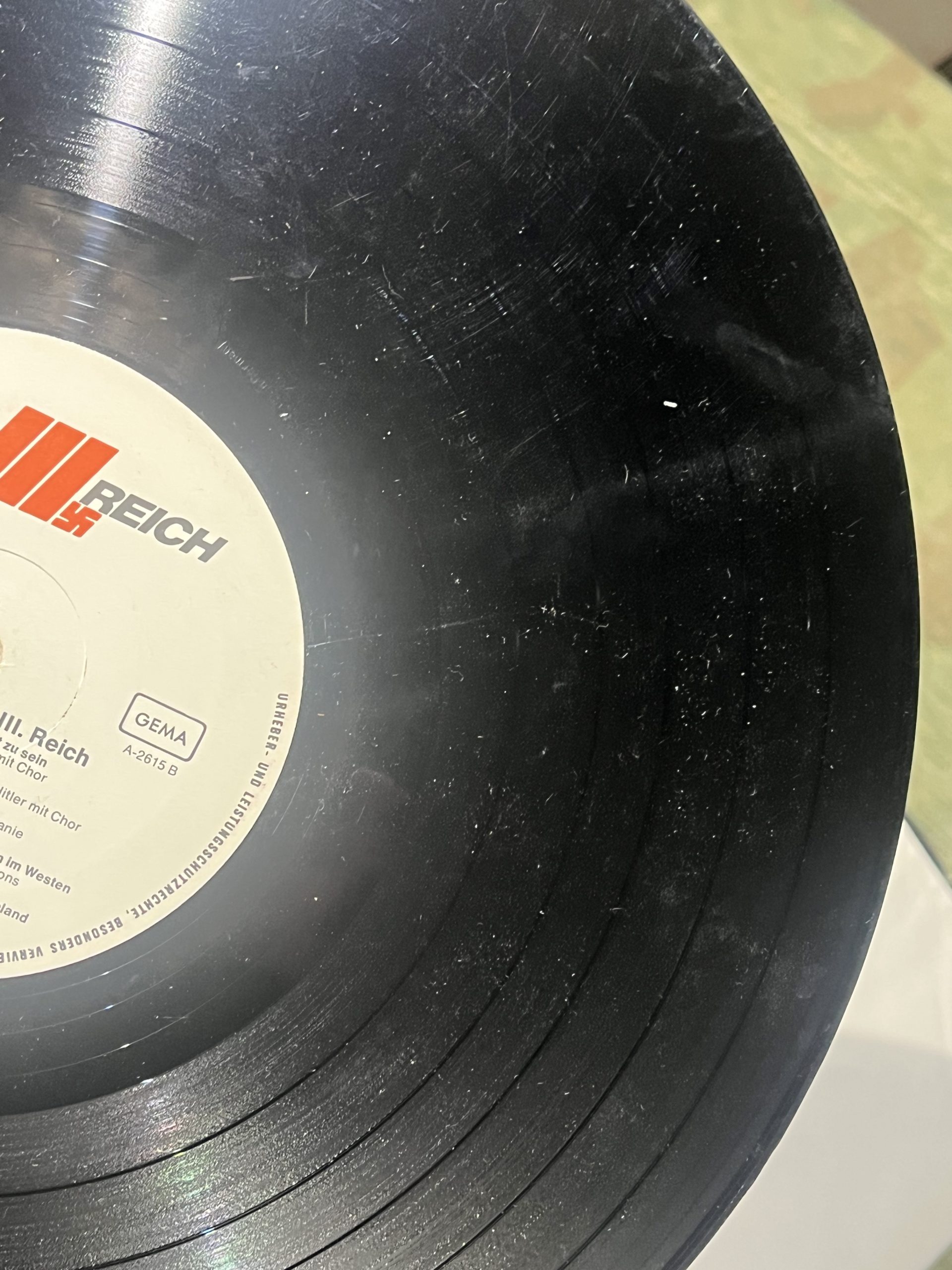 WW2 German Das Reich Lp Vinyl w/ Marching Music - Image 18