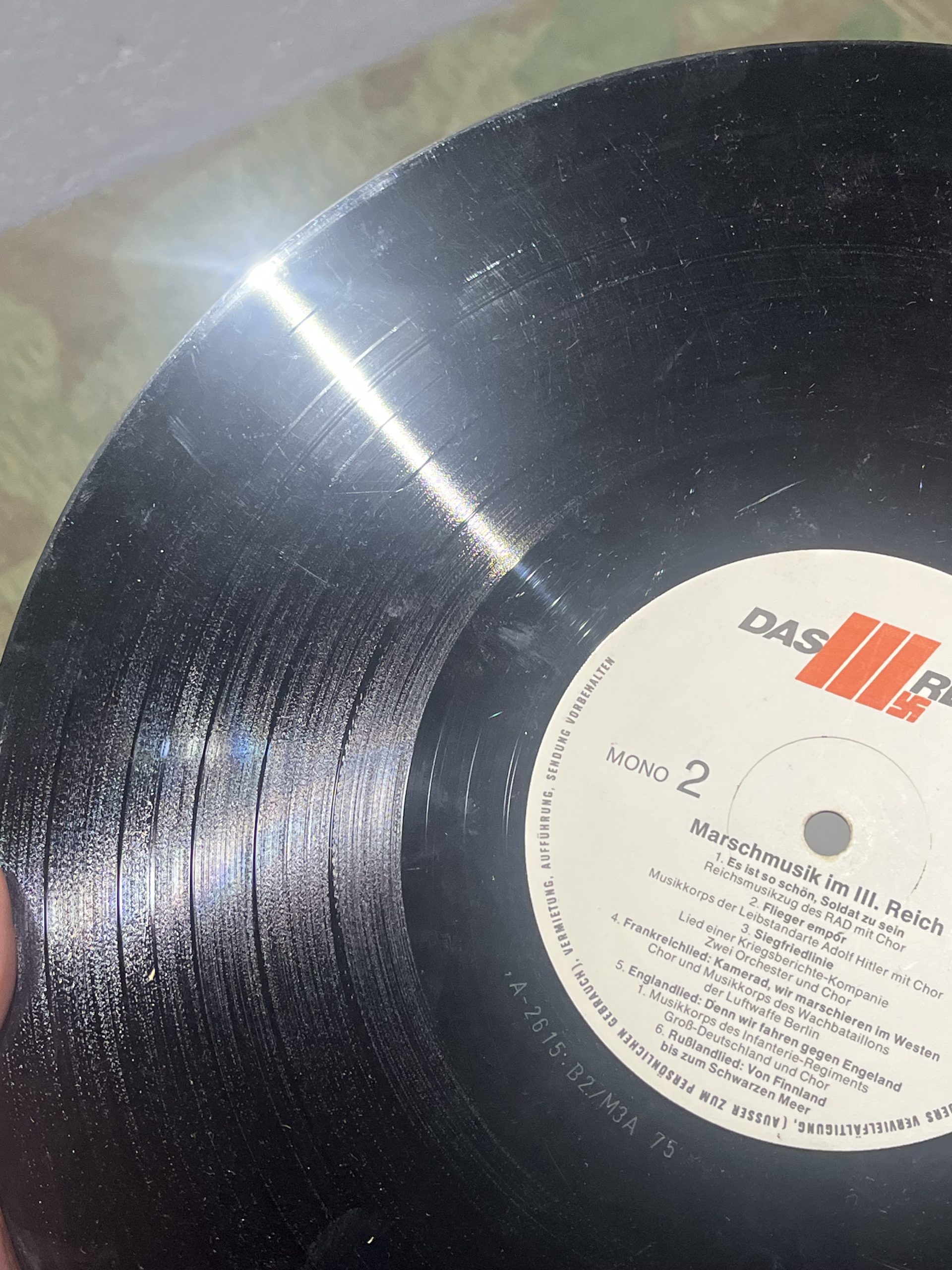 WW2 German Das Reich Lp Vinyl w/ Marching Music - Image 20