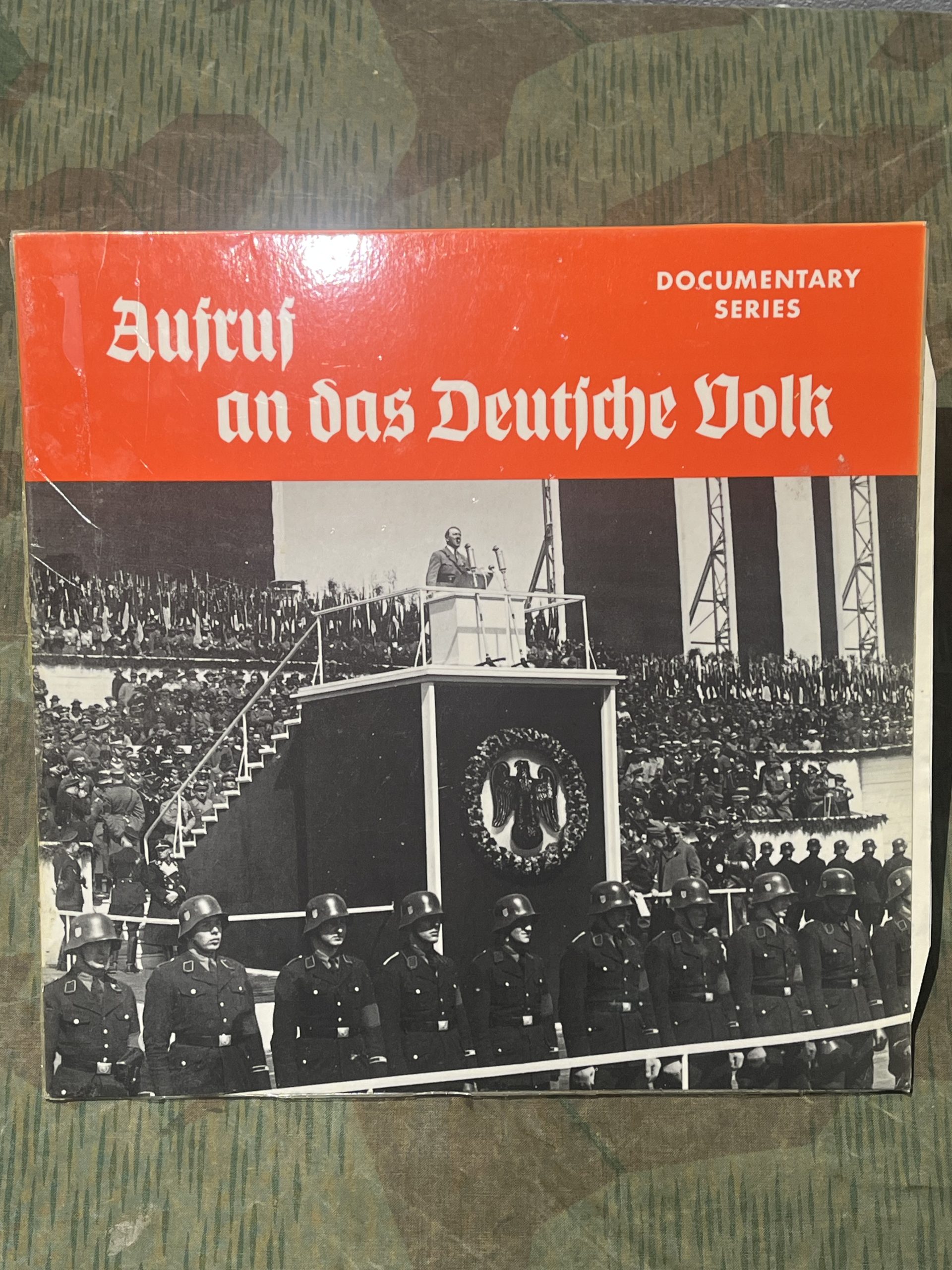 WW2 German Das Reich Lp Vinyl Adolf Hitler Speech Feb. 1 1933 "Aufruf an das Deutsche Volk" - Image 2
