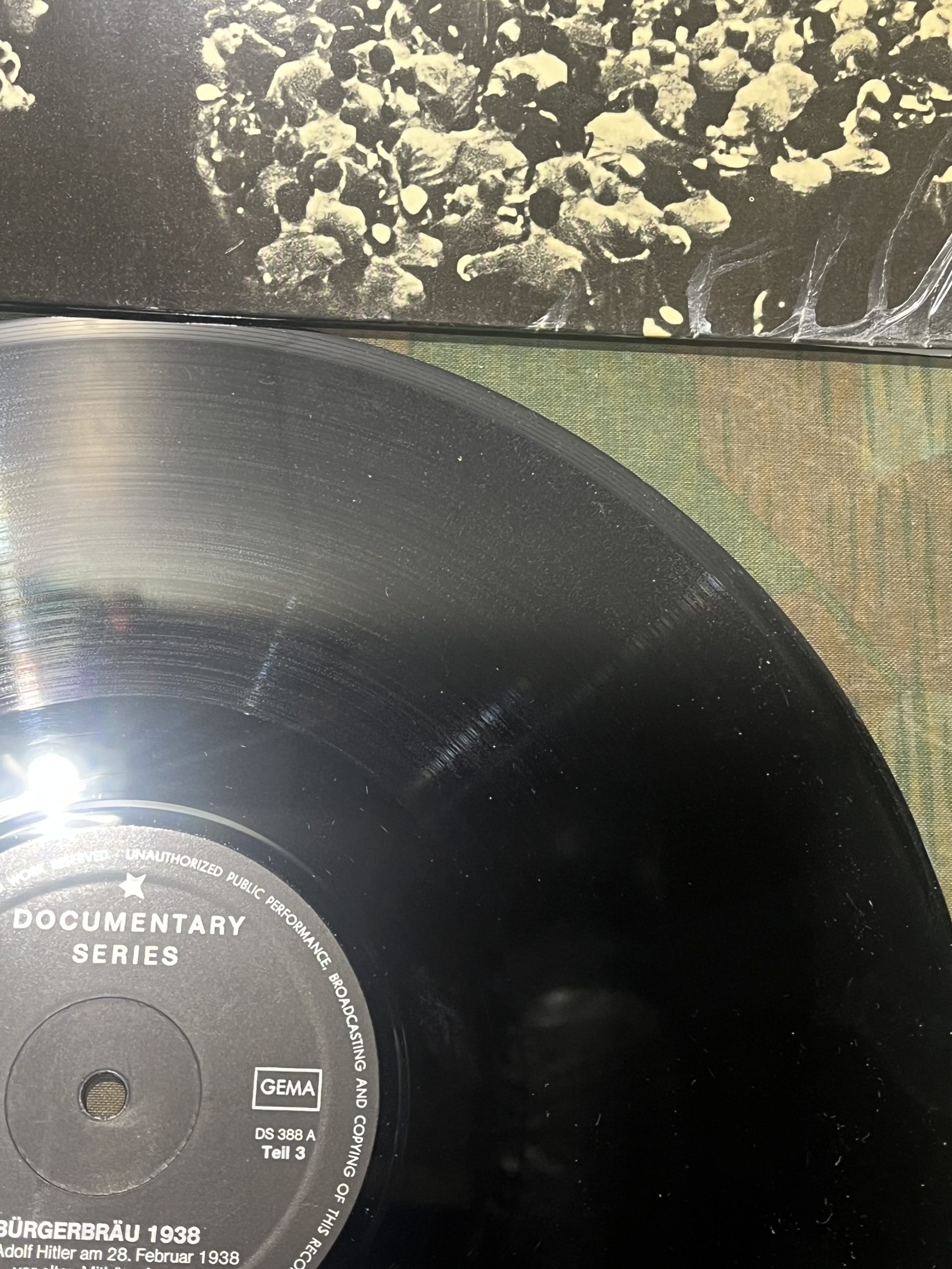 WW2 German Lp Vinyl Adolf Hitler Speech Jahrestag der Parteigrundung Feb. 24 1938 - Image 10