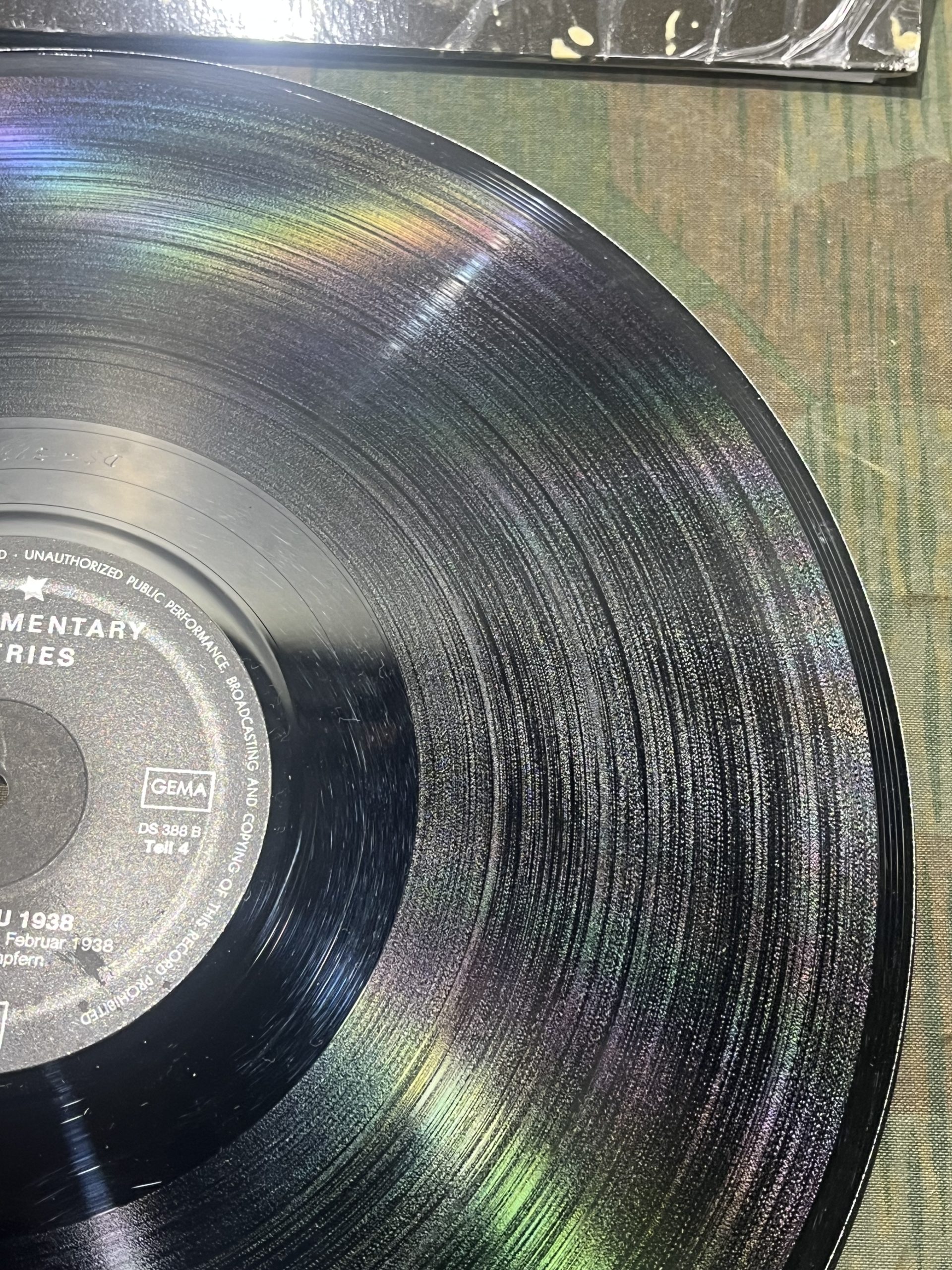 WW2 German Lp Vinyl Adolf Hitler Speech Jahrestag der Parteigrundung Feb. 24 1938 - Image 15