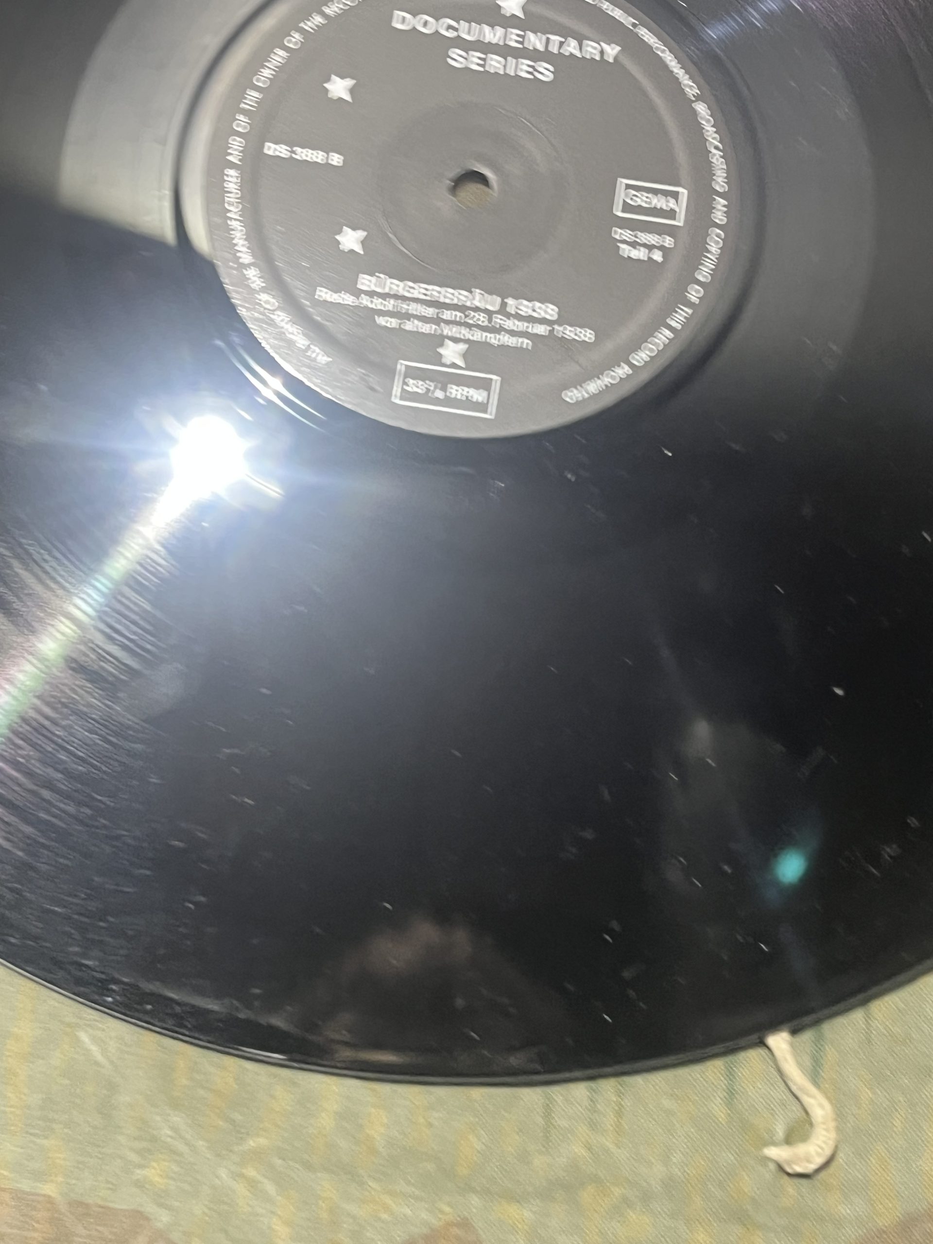WW2 German Lp Vinyl Adolf Hitler Speech Jahrestag der Parteigrundung Feb. 24 1938 - Image 16