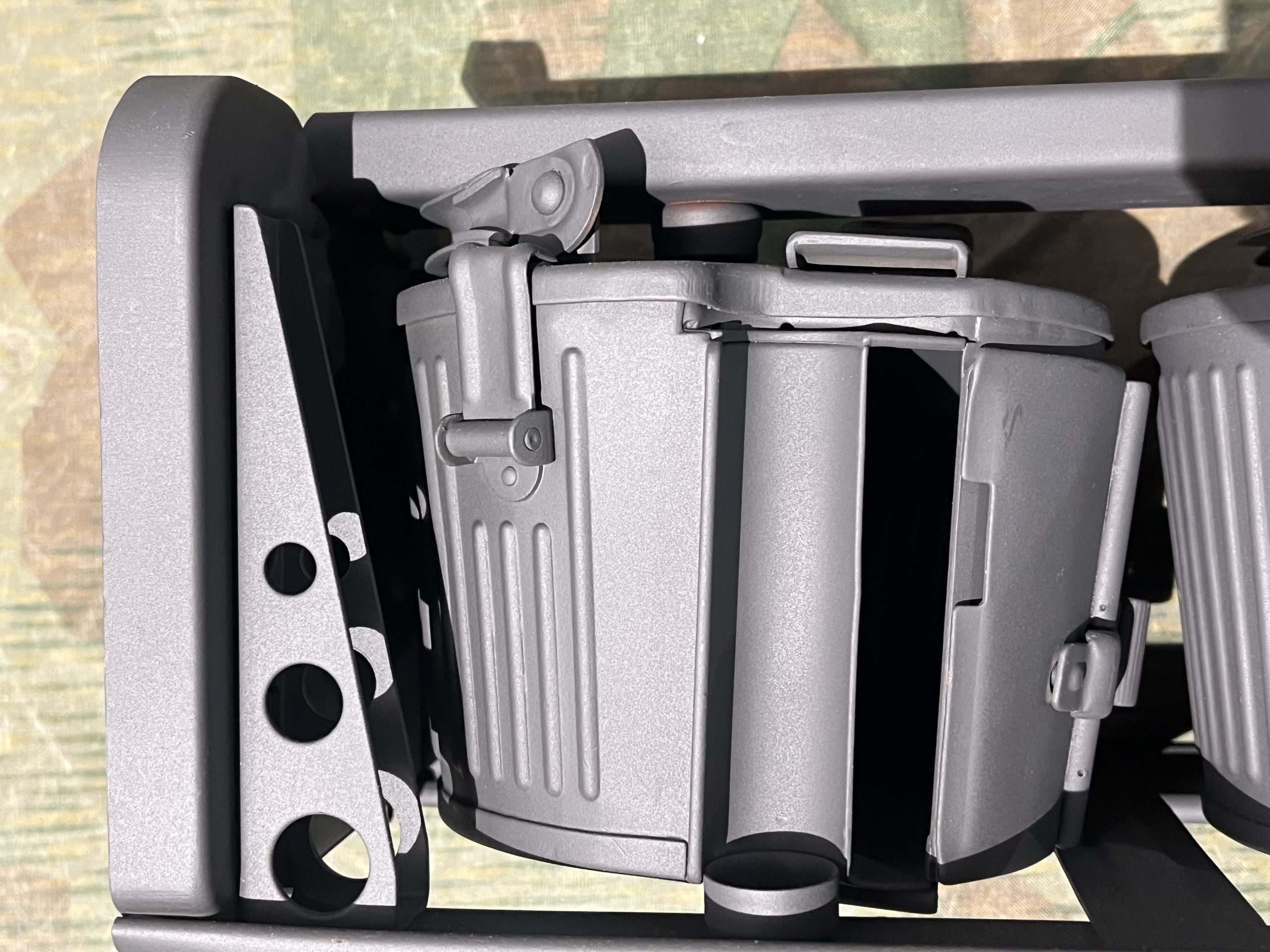 Original WW2 German Mg34 Mg42 2x Drums w/ Carrier Gurttrommel Marked WA 1943 - Image 9