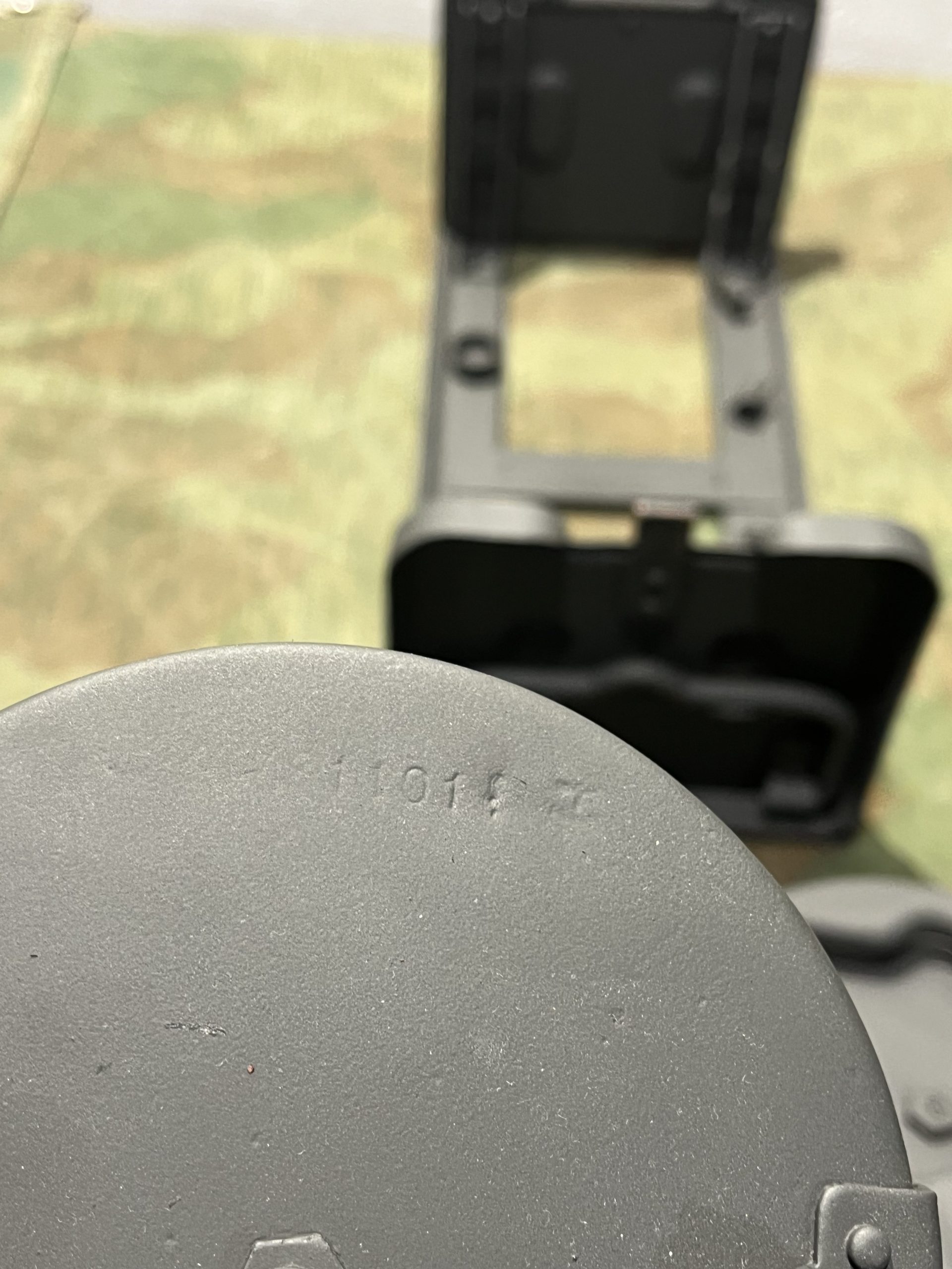 Original WW2 German Mg34 Mg42 2x Drums w/ Carrier Gurttrommel Marked WA 1943 - Image 22