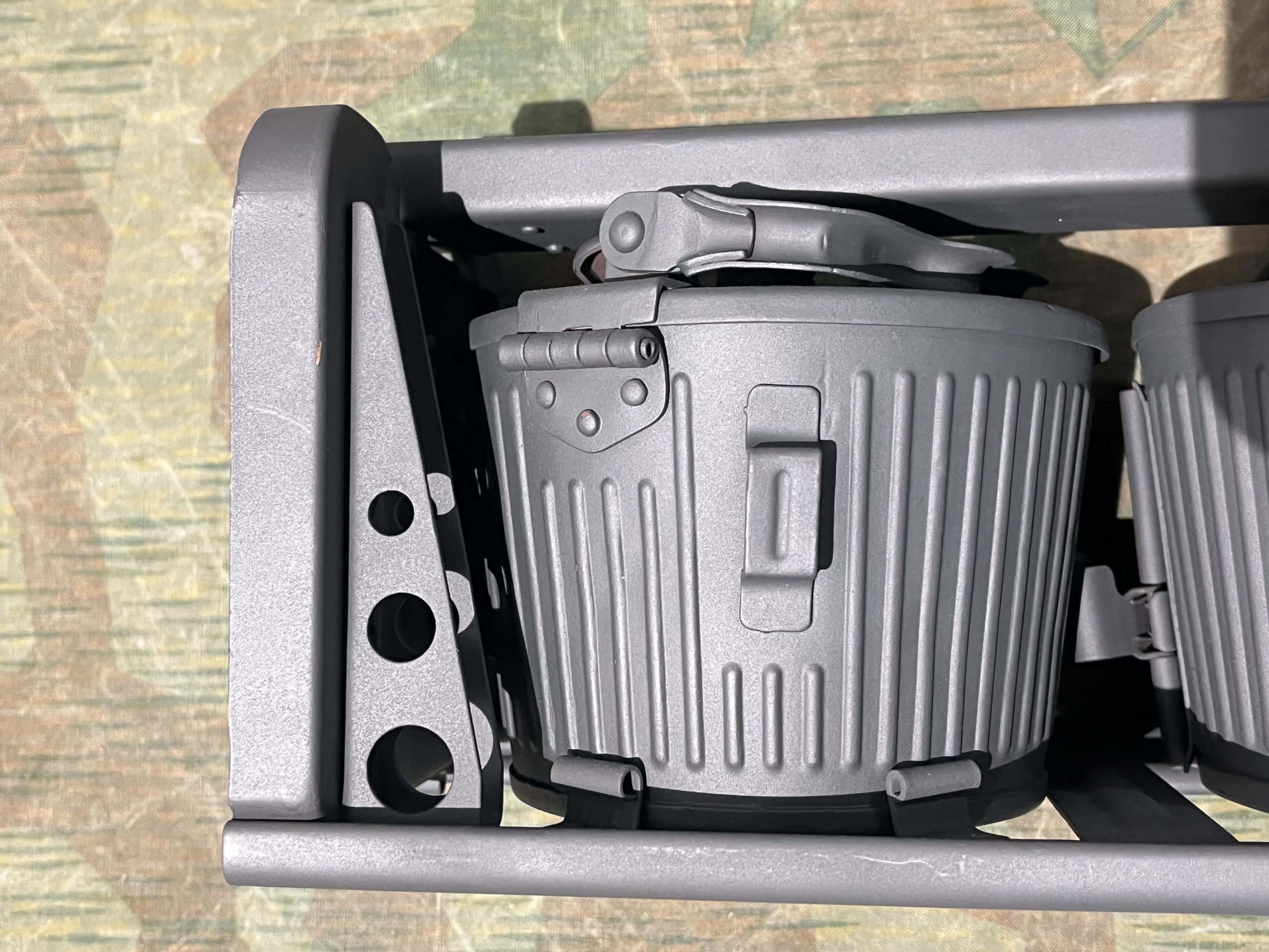 Original WW2 German Mg34 Mg42 2x Drums w/ Carrier Gurttrommel Marked EUH 1943 - Image 13