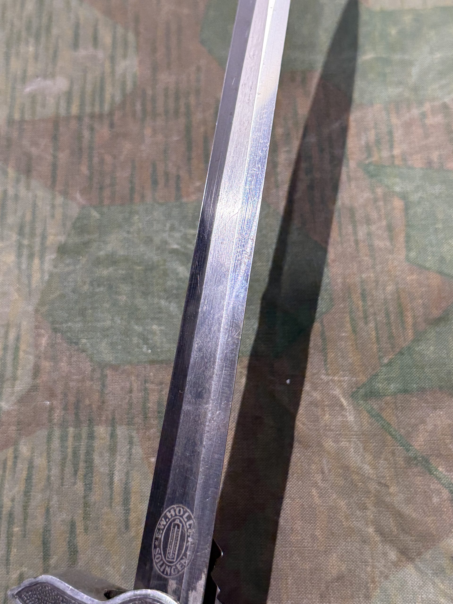 Original WW2 German Luftwaffe 2nd Model Officer's Dagger - F.W. Höller (With Repro Sheath) - Image 30