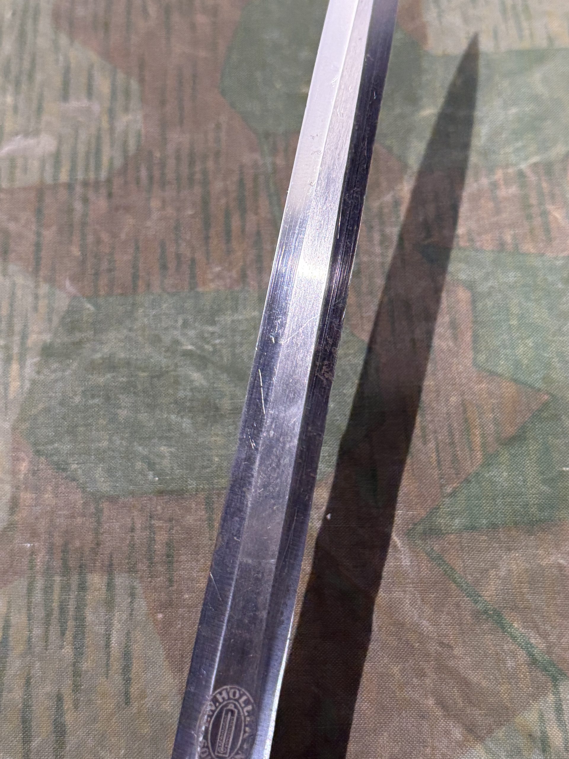 Original WW2 German Luftwaffe 2nd Model Officer's Dagger - F.W. Höller (With Repro Sheath) - Image 31