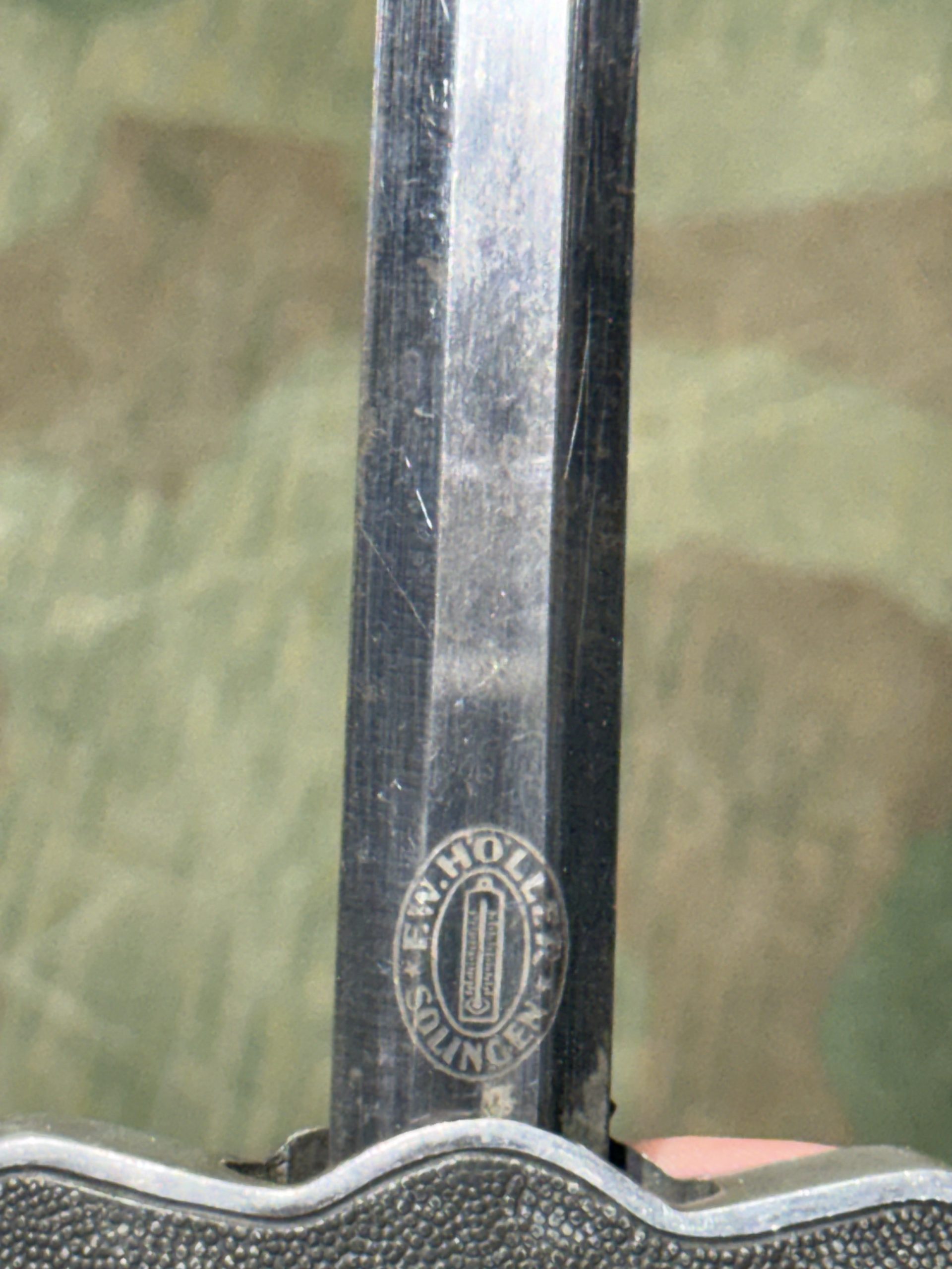Original WW2 German Luftwaffe 2nd Model Officer's Dagger - F.W. Höller (With Repro Sheath) - Image 33