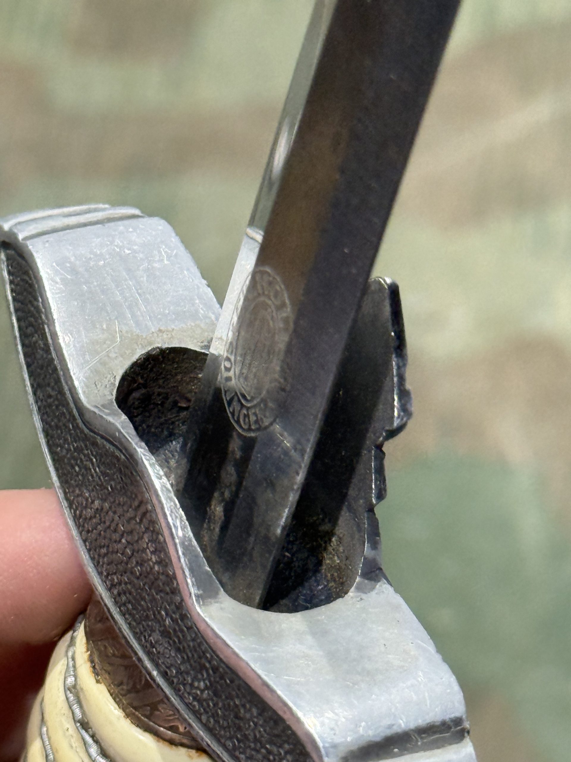Original WW2 German Luftwaffe 2nd Model Officer's Dagger - F.W. Höller (With Repro Sheath) - Image 36