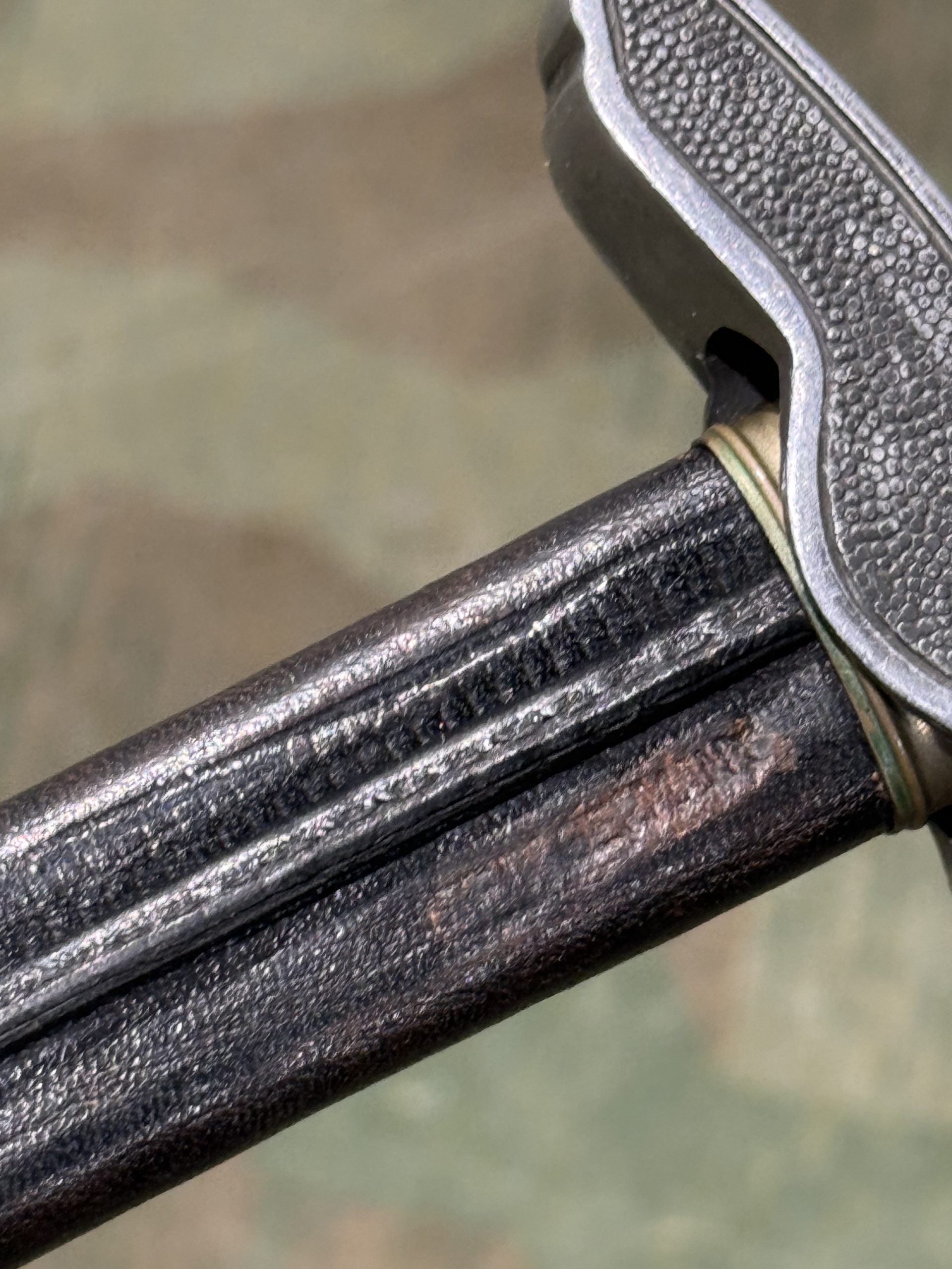 Original WW2 German Luftwaffe 2nd Model Officer's Dagger - F.W. Höller (With Repro Sheath) - Image 39