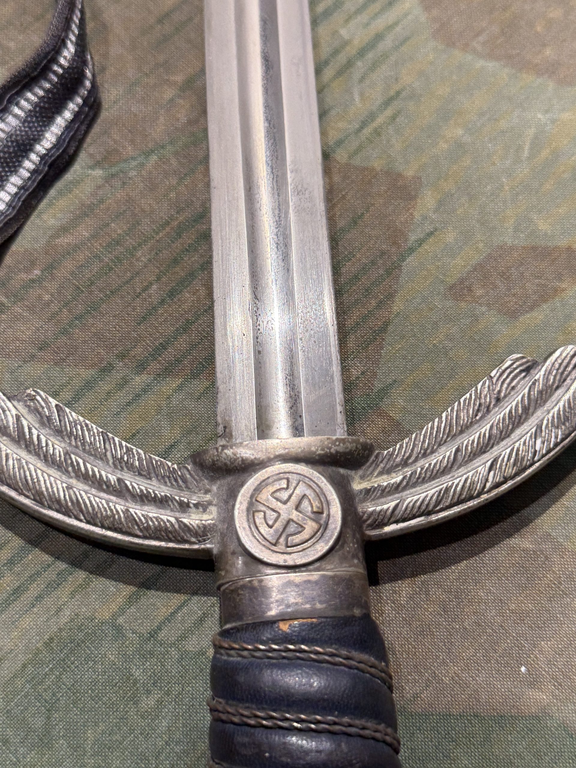 Original WW2 German Luftwaffe Officer's Sword w/ Scabbard (Fliegerschwert) - Carl Eickhorn - Image 19
