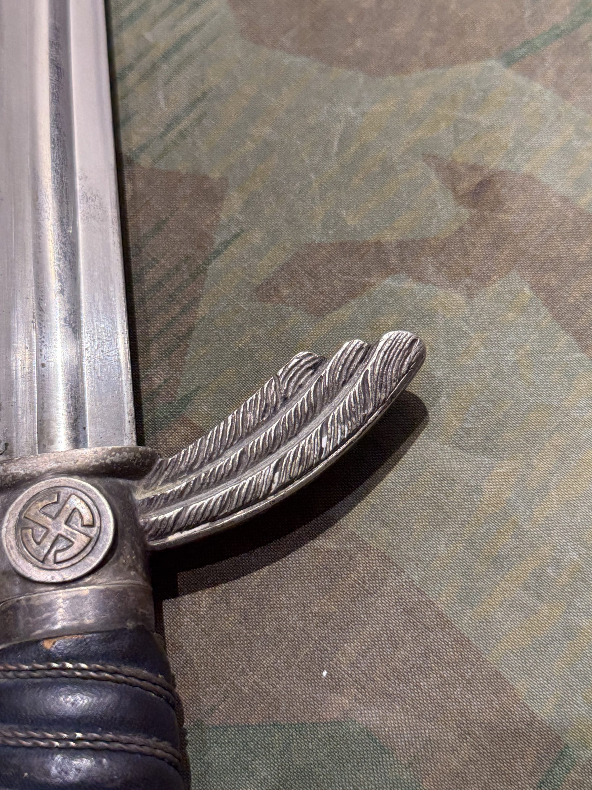 Original WW2 German Luftwaffe Officer's Sword w/ Scabbard (Fliegerschwert) - Carl Eickhorn - Image 20
