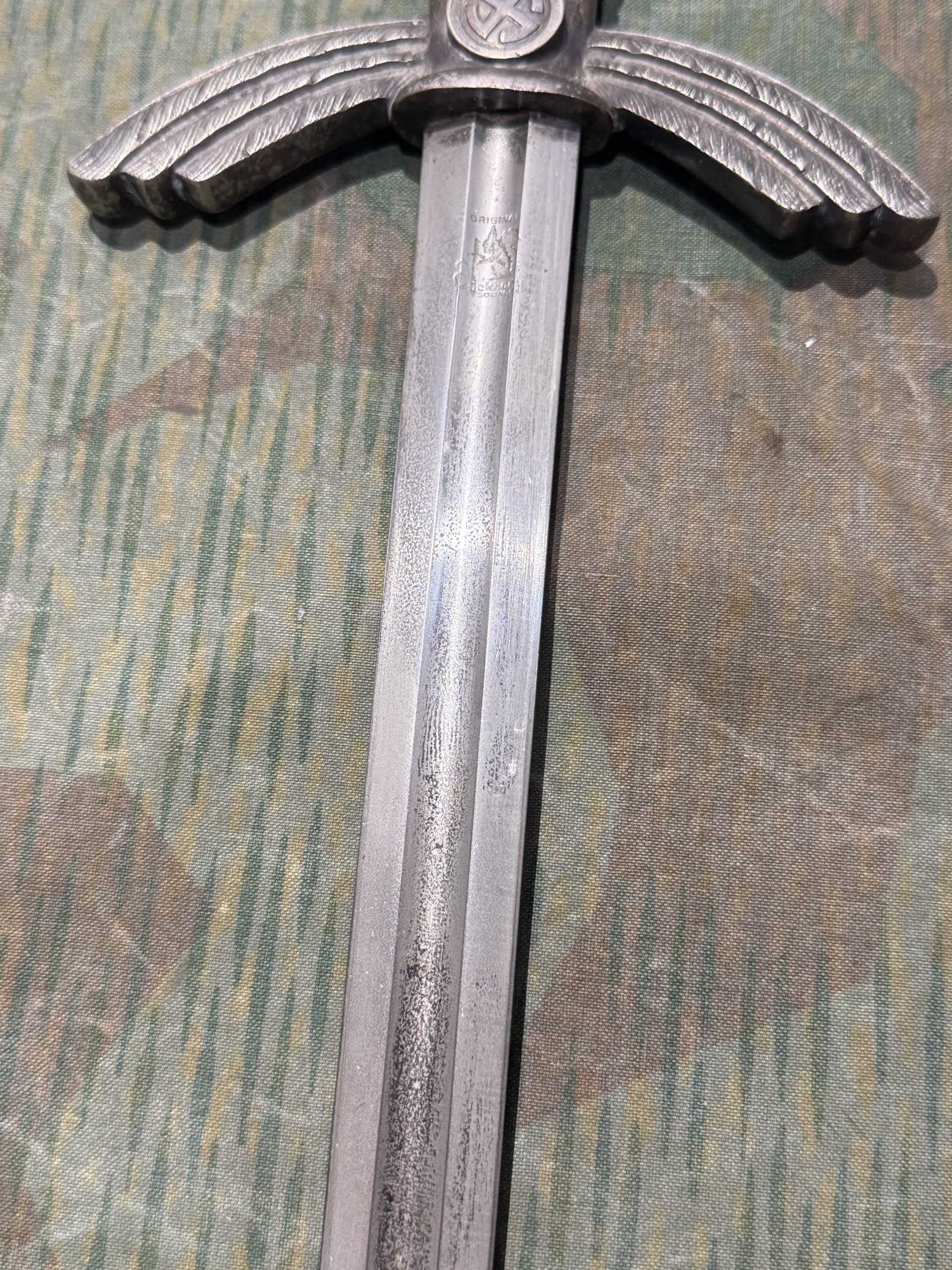 Original WW2 German Luftwaffe Officer's Sword w/ Scabbard (Fliegerschwert) - Carl Eickhorn - Image 61