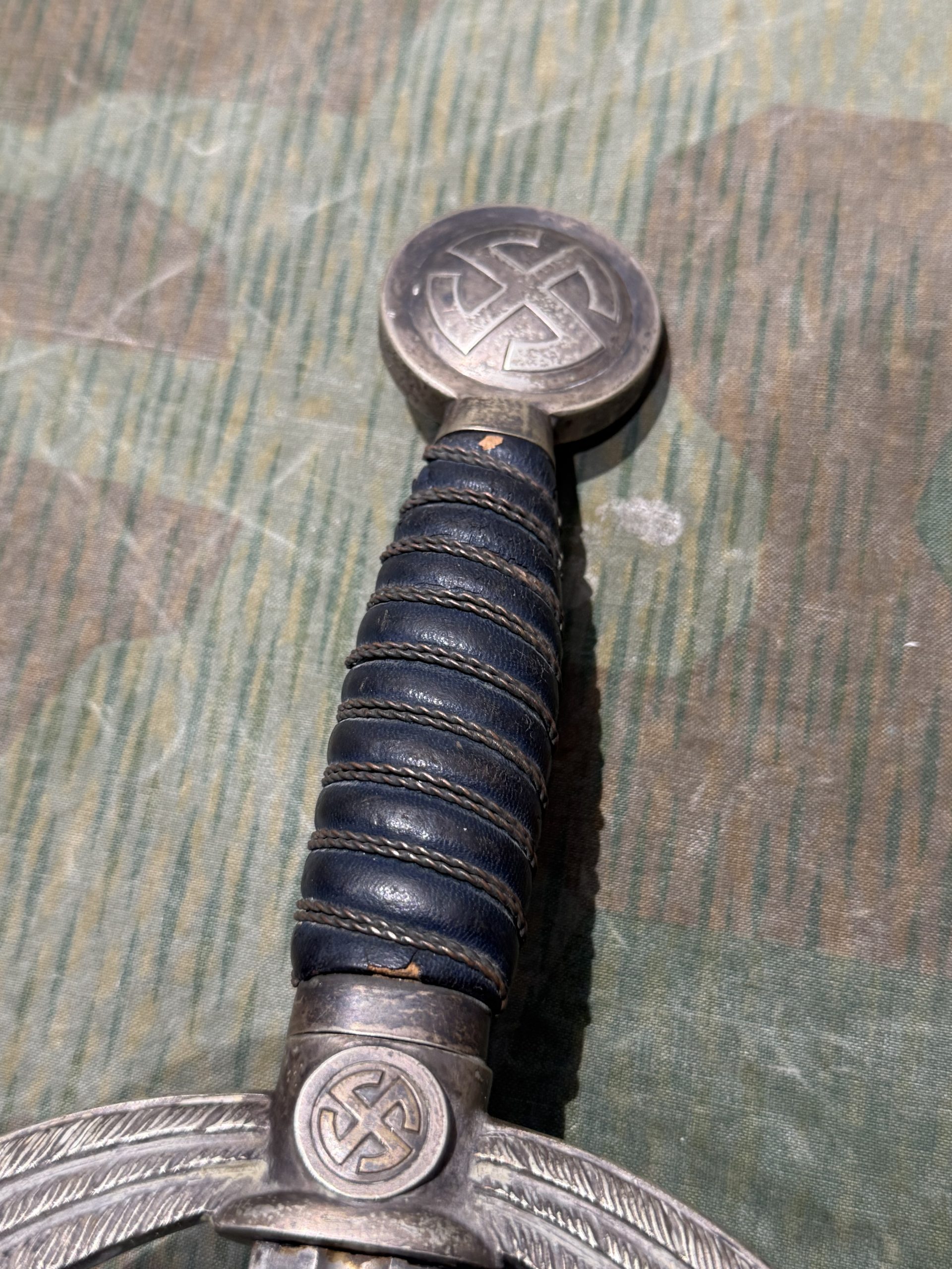 Original WW2 German Luftwaffe Officer's Sword w/ Scabbard (Fliegerschwert) - Carl Eickhorn - Image 64