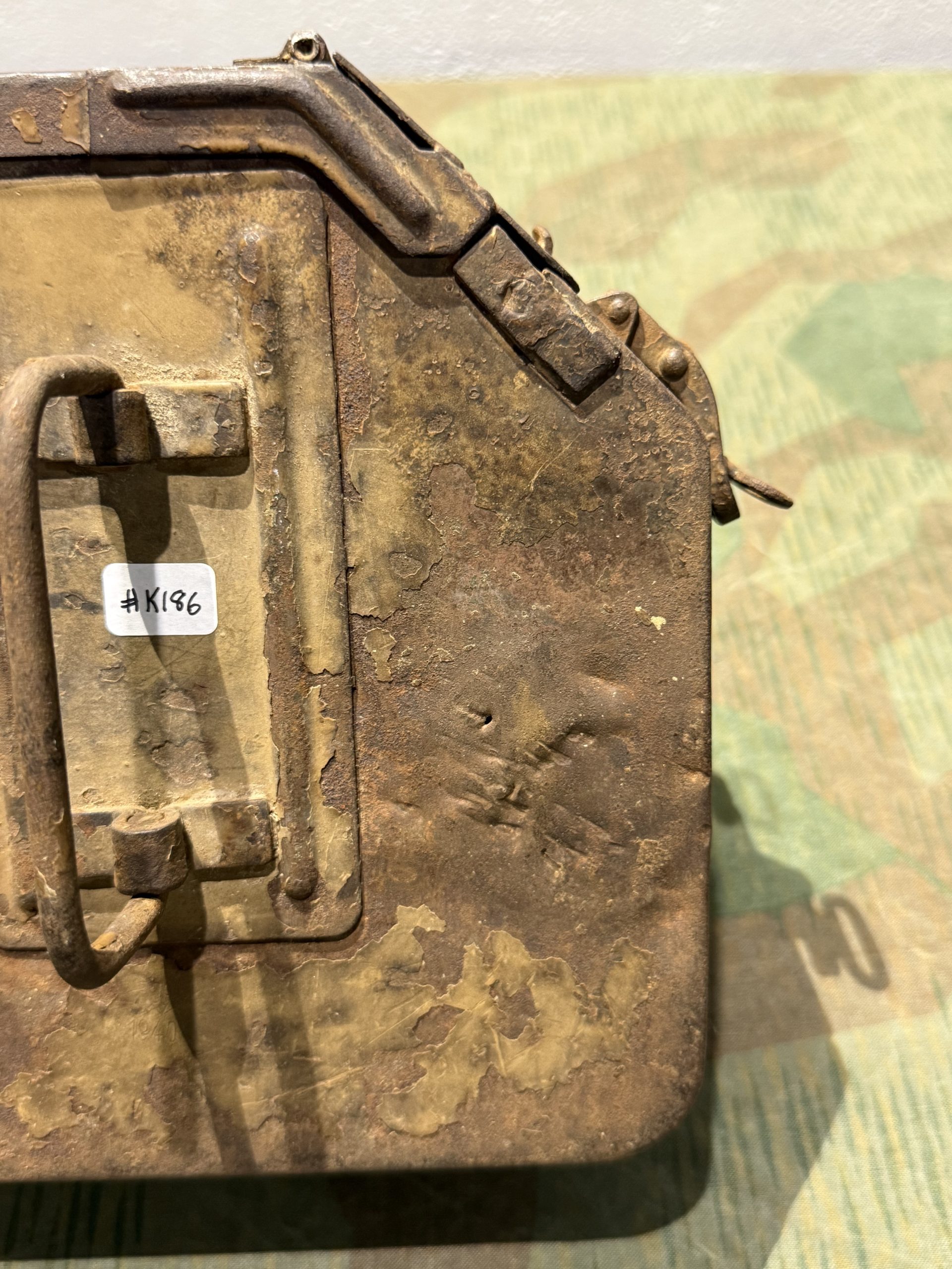 Original WW2 German Mg34 Mg42 Patronenkasten 36 Ammo Can / Drum Marked FCo 1940 - Image 3