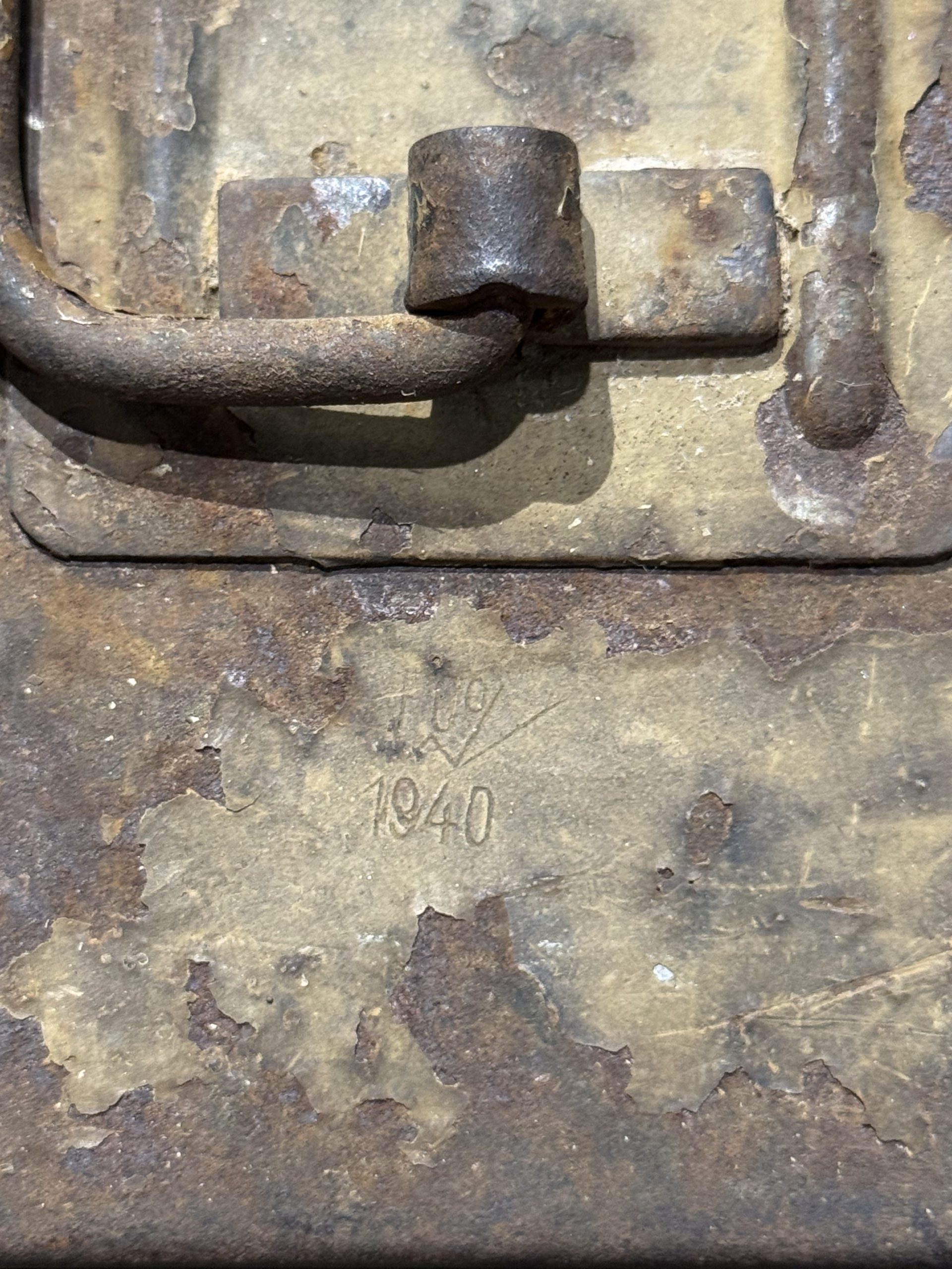 Original WW2 German Mg34 Mg42 Patronenkasten 36 Ammo Can / Drum Marked FCo 1940 - Image 4