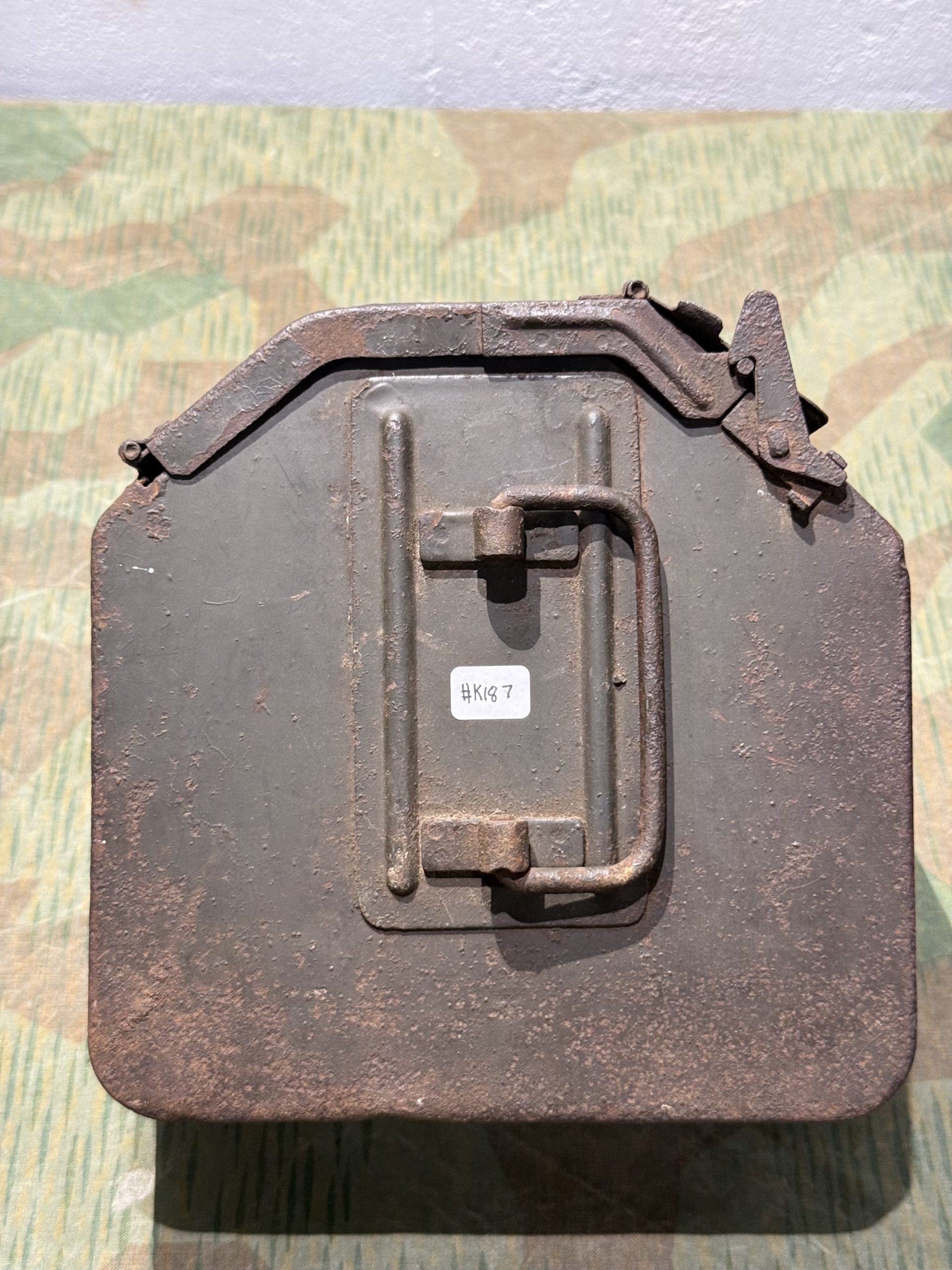 Original WW2 German Mg34 Mg42 Patronenkasten 36 Ammo Can / Drum Marked ADA 1943