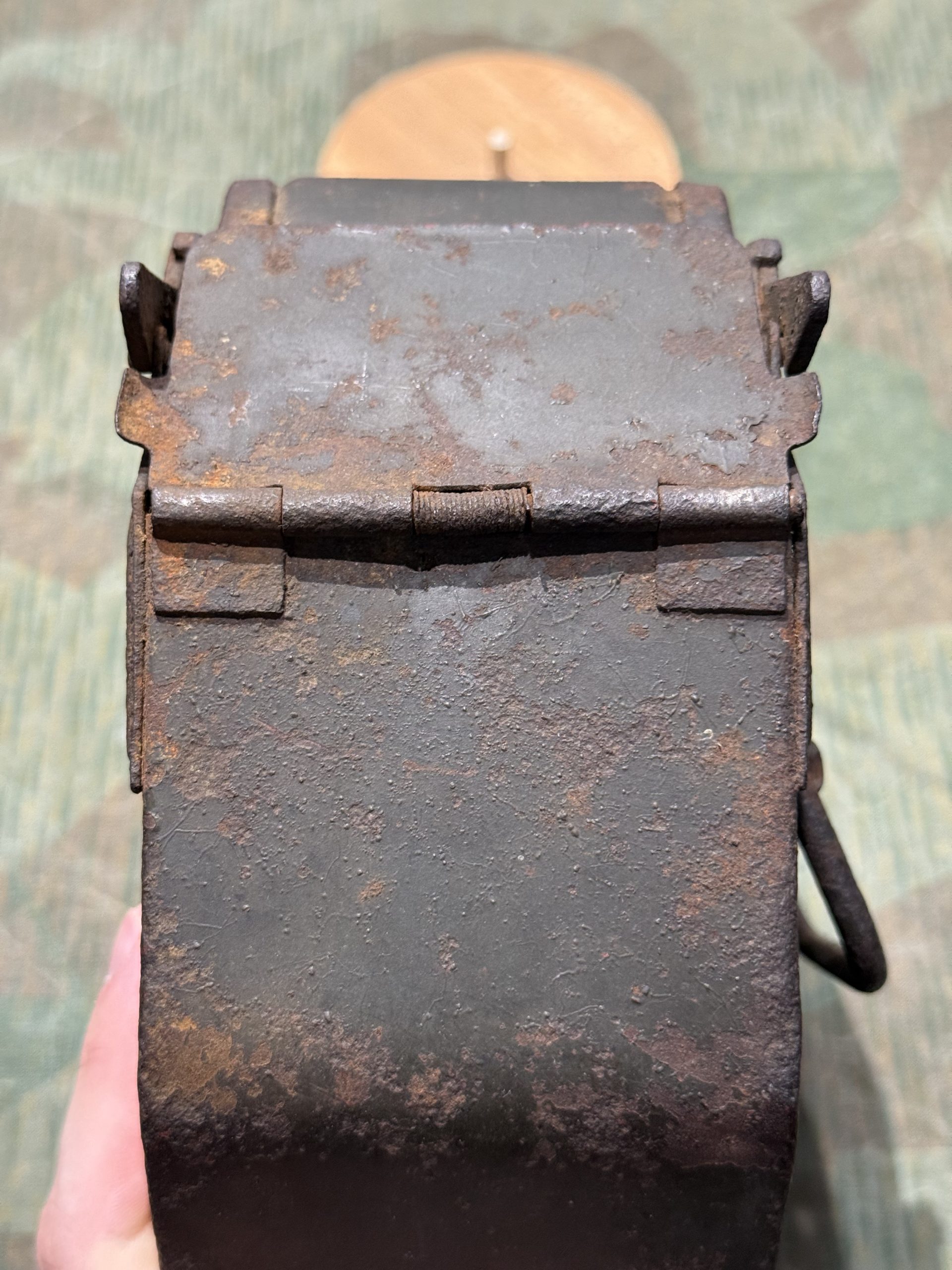 Original WW2 German Mg34 Mg42 Patronenkasten 36 Ammo Can / Drum Marked ADA 1943 - Image 11