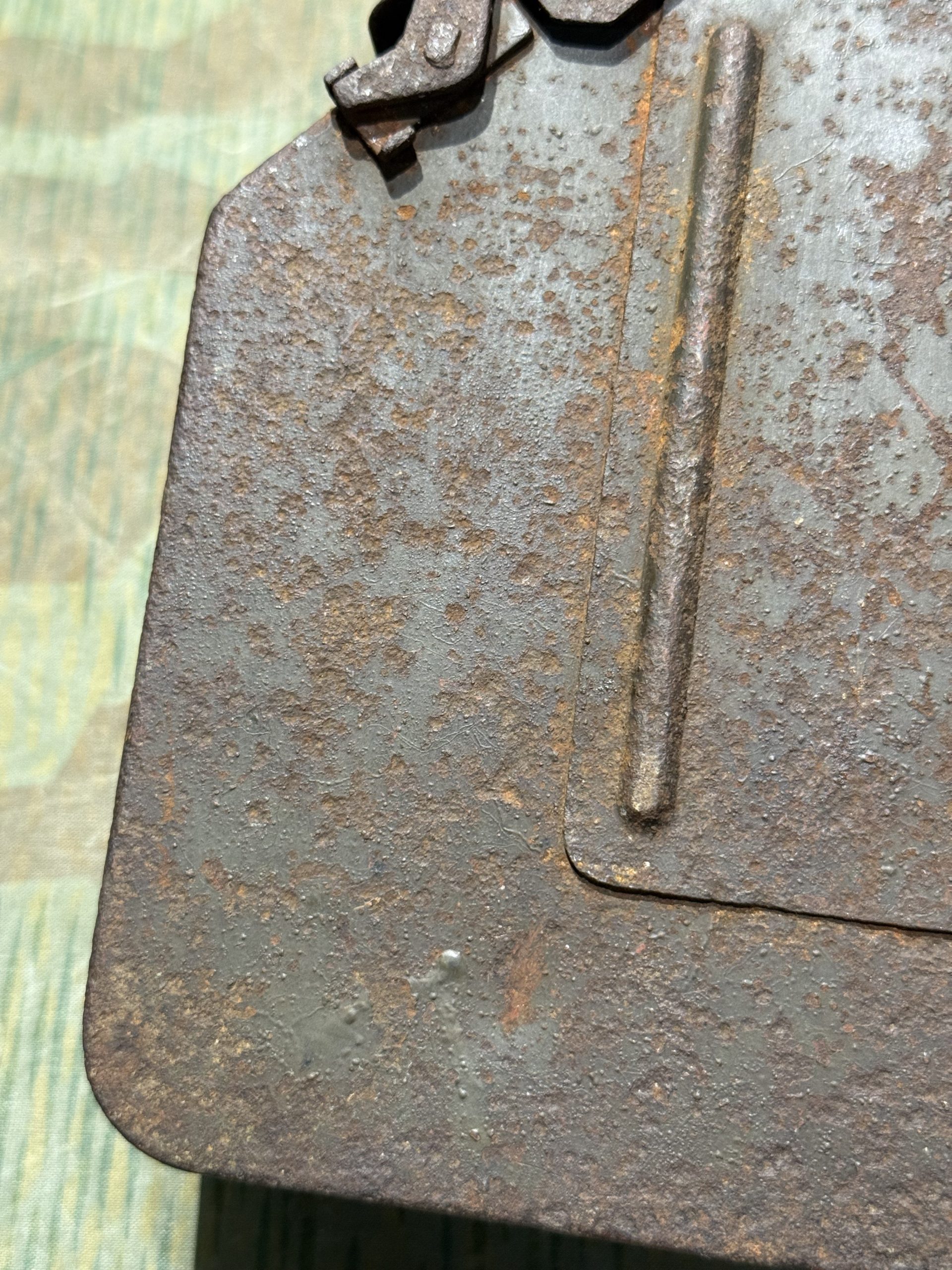 Original WW2 German Mg34 Mg42 Patronenkasten 36 Ammo Can / Drum Marked ADA 1943 - Image 13