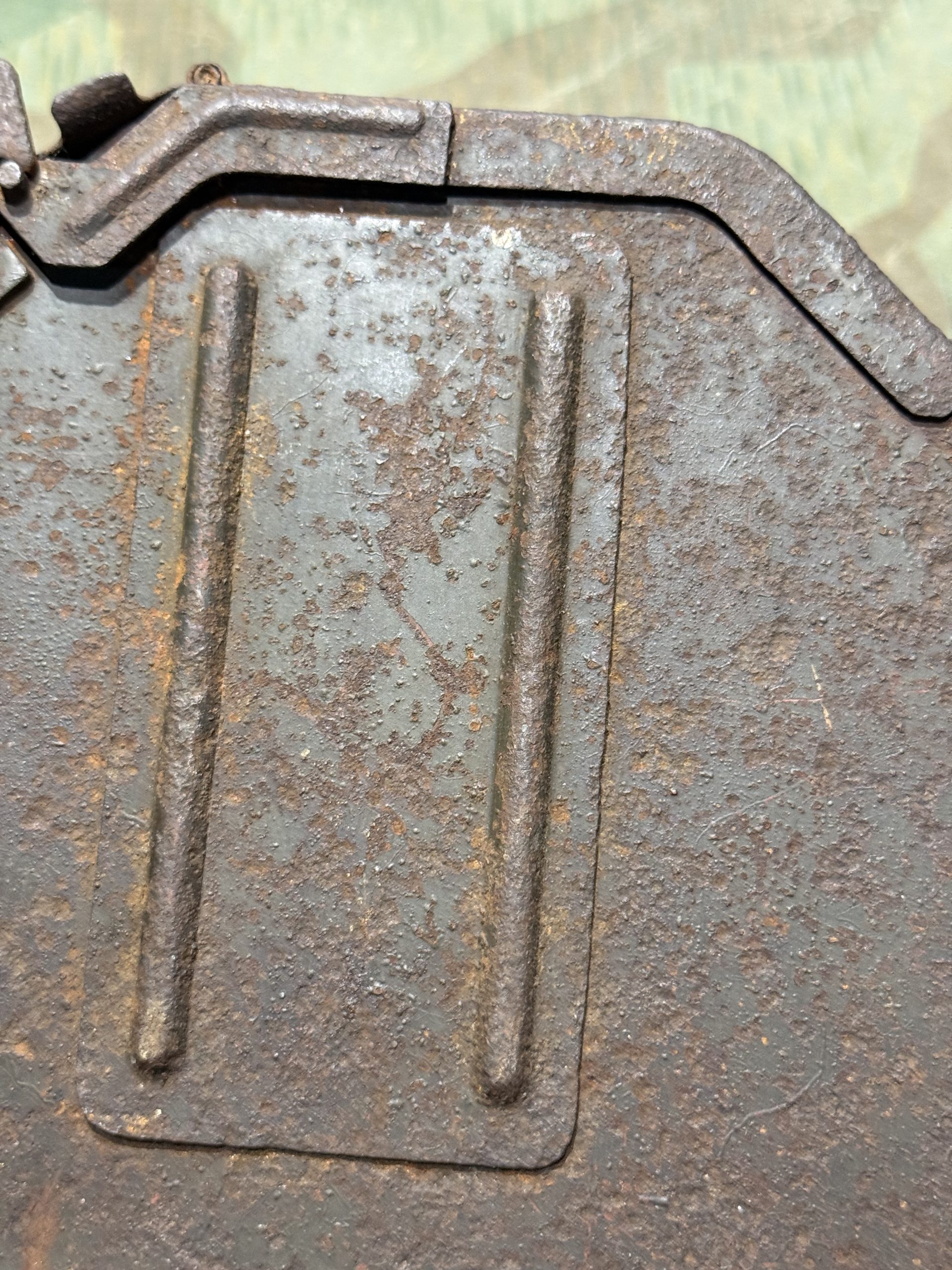 Original WW2 German Mg34 Mg42 Patronenkasten 36 Ammo Can / Drum Marked ADA 1943 - Image 14