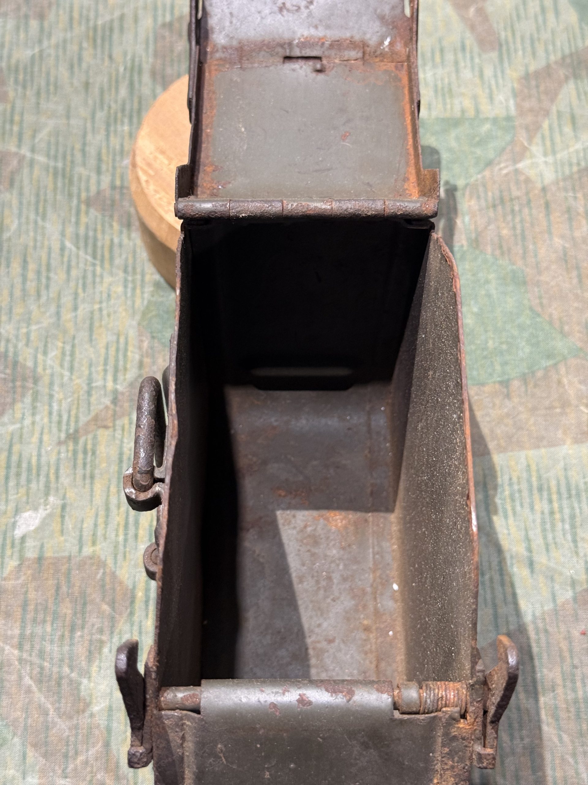 Original WW2 German Mg34 Mg42 Patronenkasten 36 Ammo Can / Drum Marked ADA 1943 - Image 19