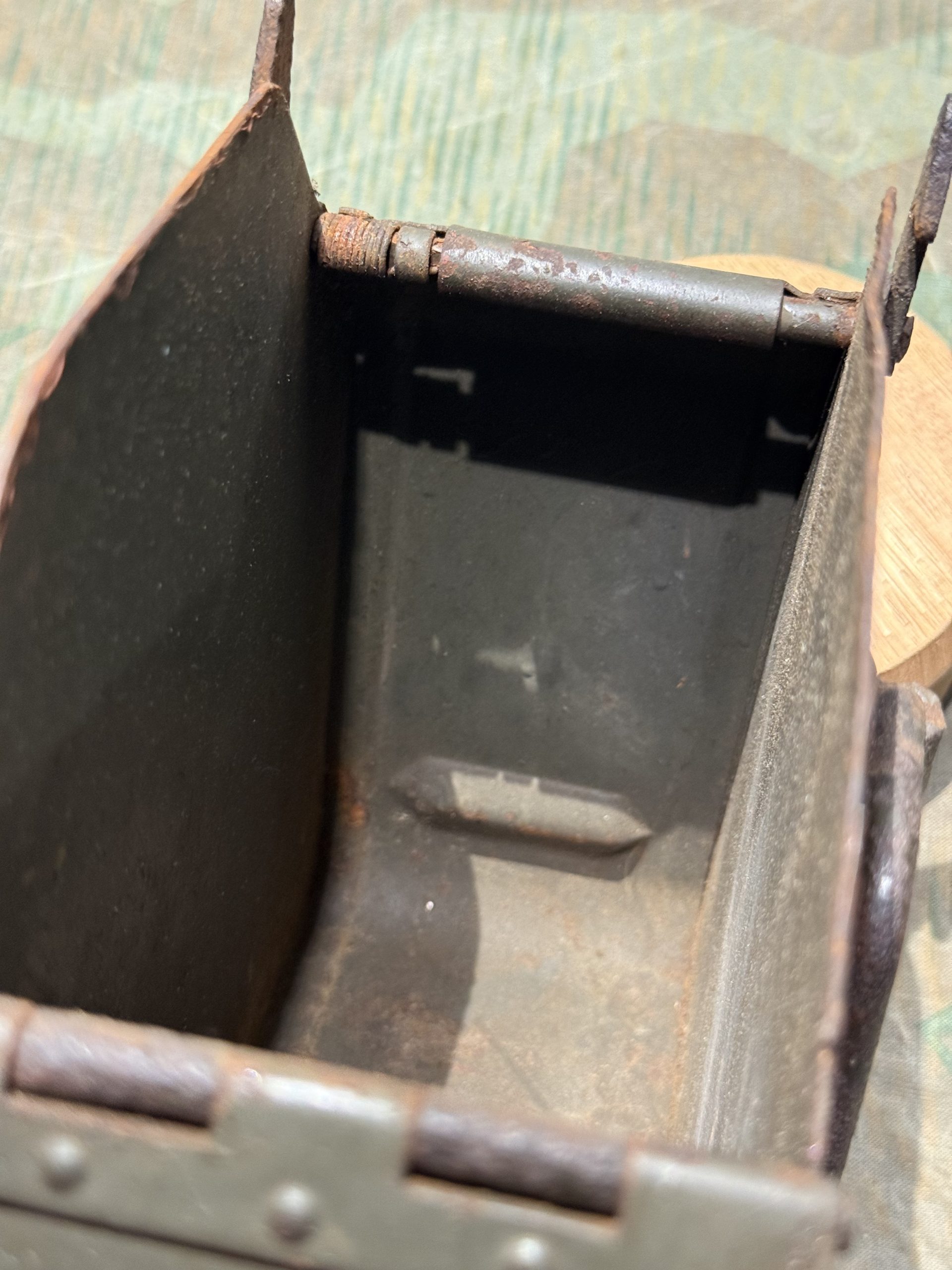 Original WW2 German Mg34 Mg42 Patronenkasten 36 Ammo Can / Drum Marked ADA 1943 - Image 23