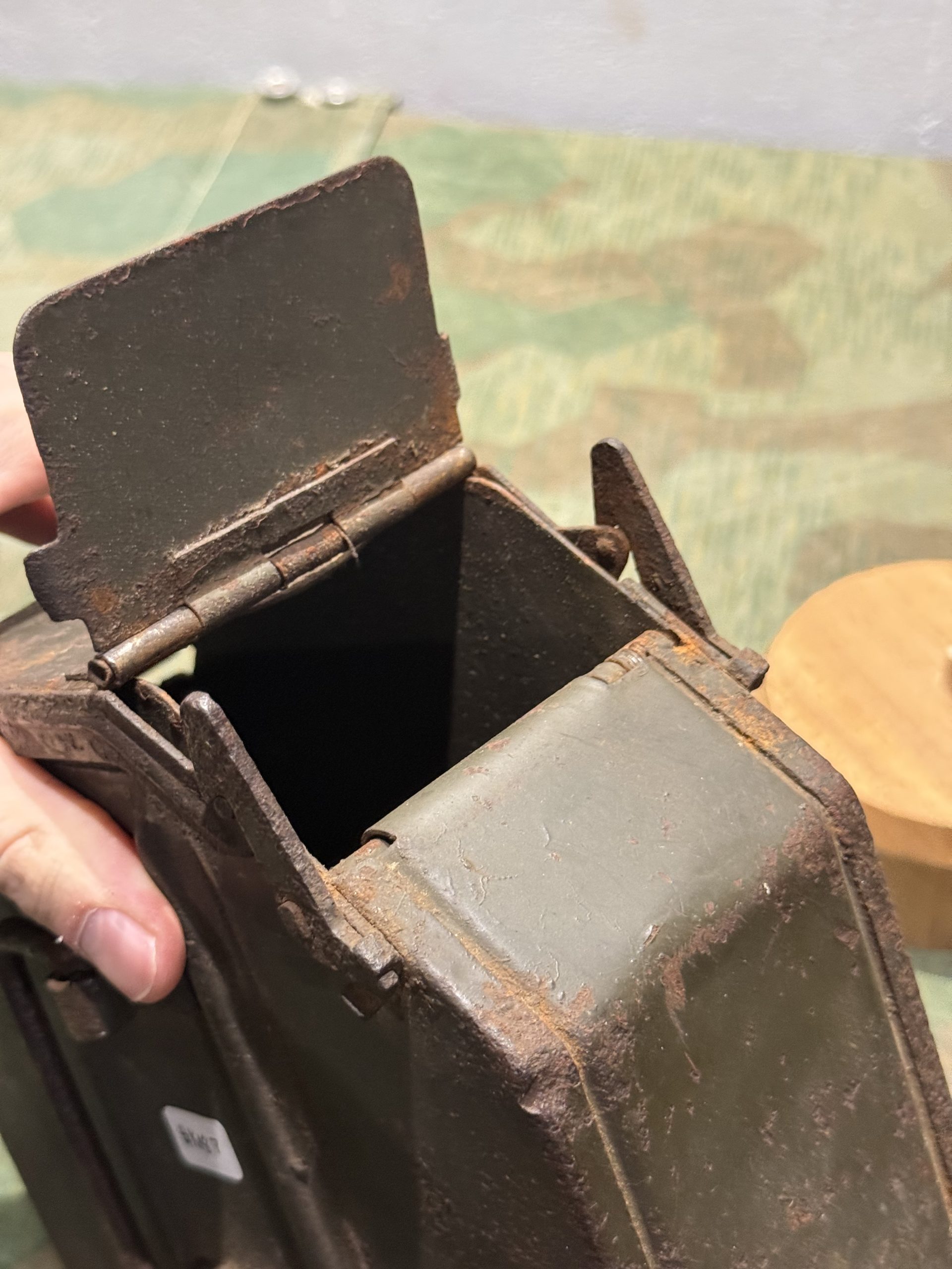 Original WW2 German Mg34 Mg42 Patronenkasten 36 Ammo Can / Drum Marked ADA 1943 - Image 28