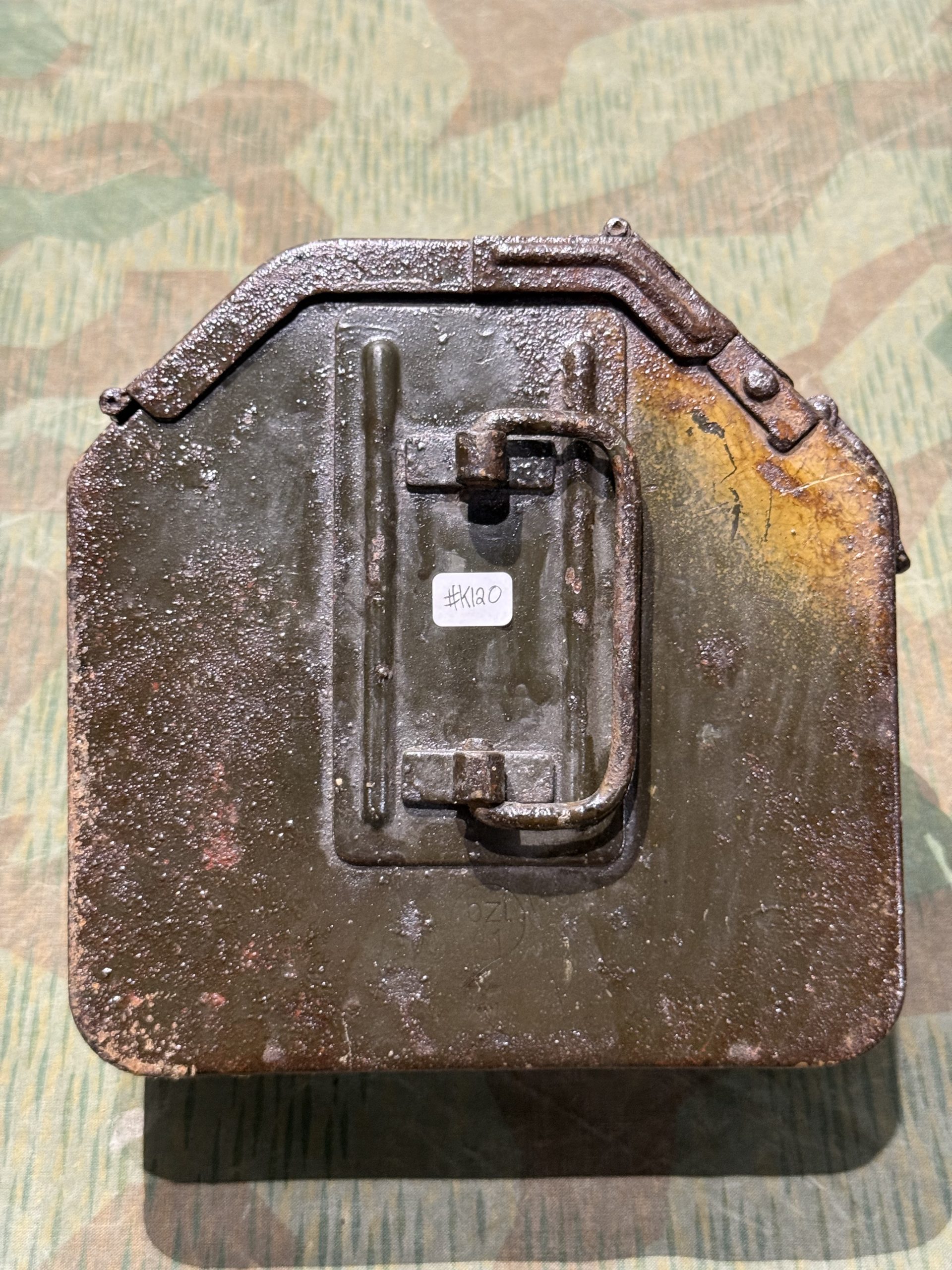 Original WW2 German Mg34 Mg42 Patronenkasten 36 Ammo Can / Drum Marked BZL 1941
