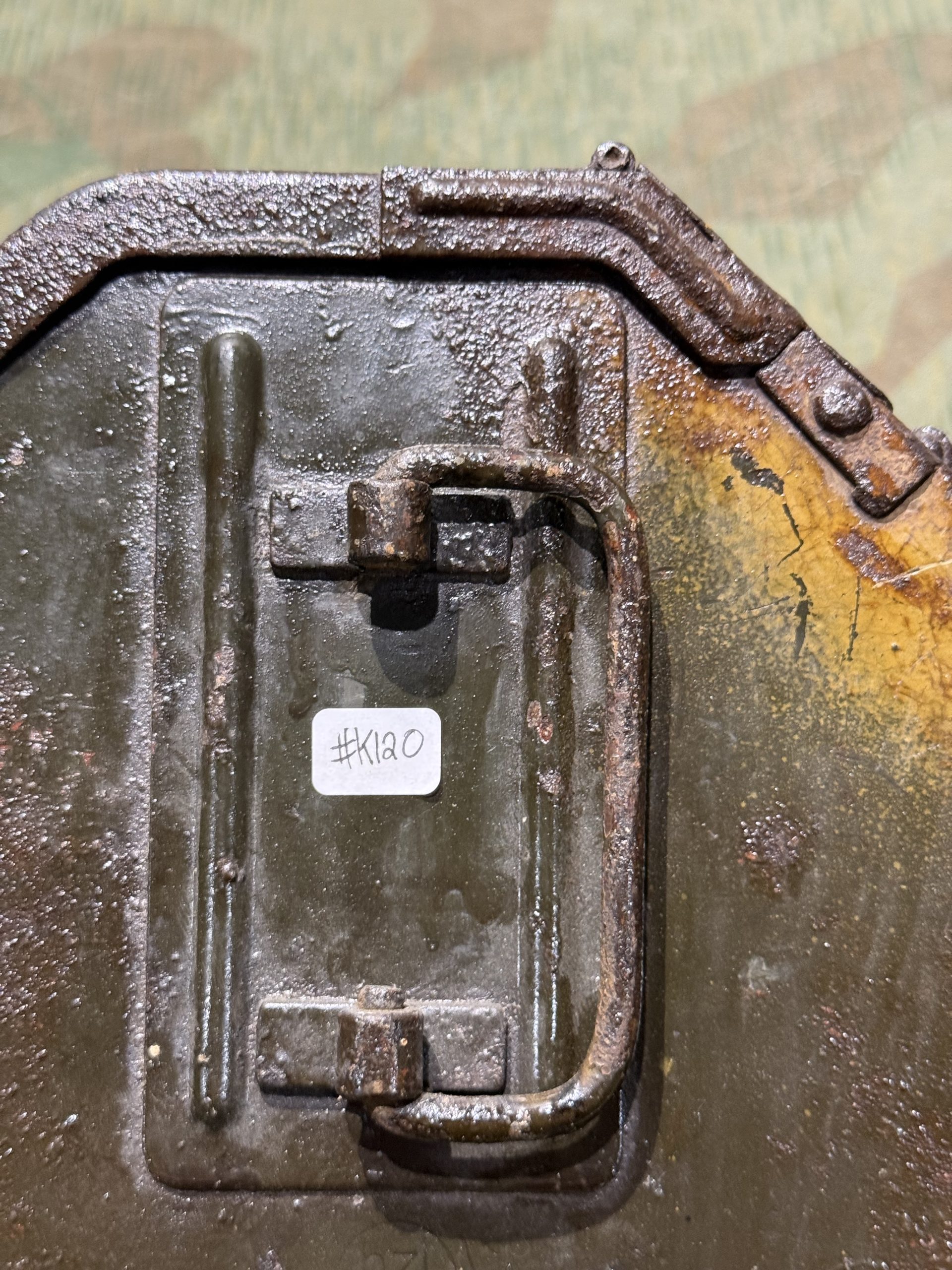 Original WW2 German Mg34 Mg42 Patronenkasten 36 Ammo Can / Drum Marked BZL 1941 - Image 3
