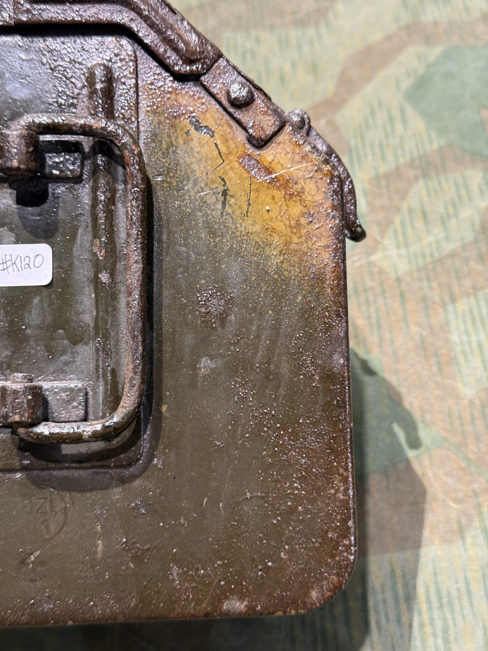 Original WW2 German Mg34 Mg42 Patronenkasten 36 Ammo Can / Drum Marked BZL 1941 - Image 4