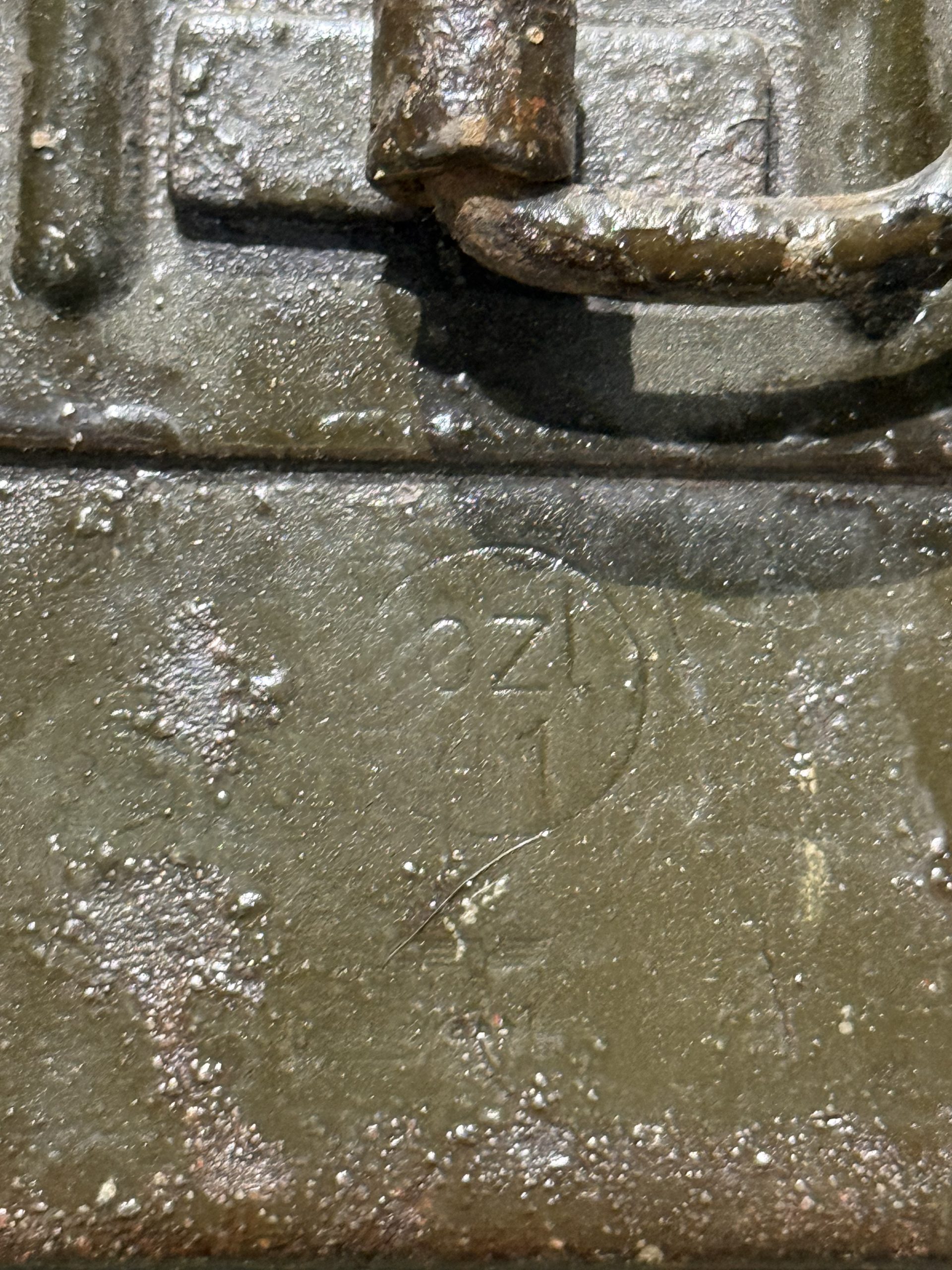 Original WW2 German Mg34 Mg42 Patronenkasten 36 Ammo Can / Drum Marked BZL 1941 - Image 5