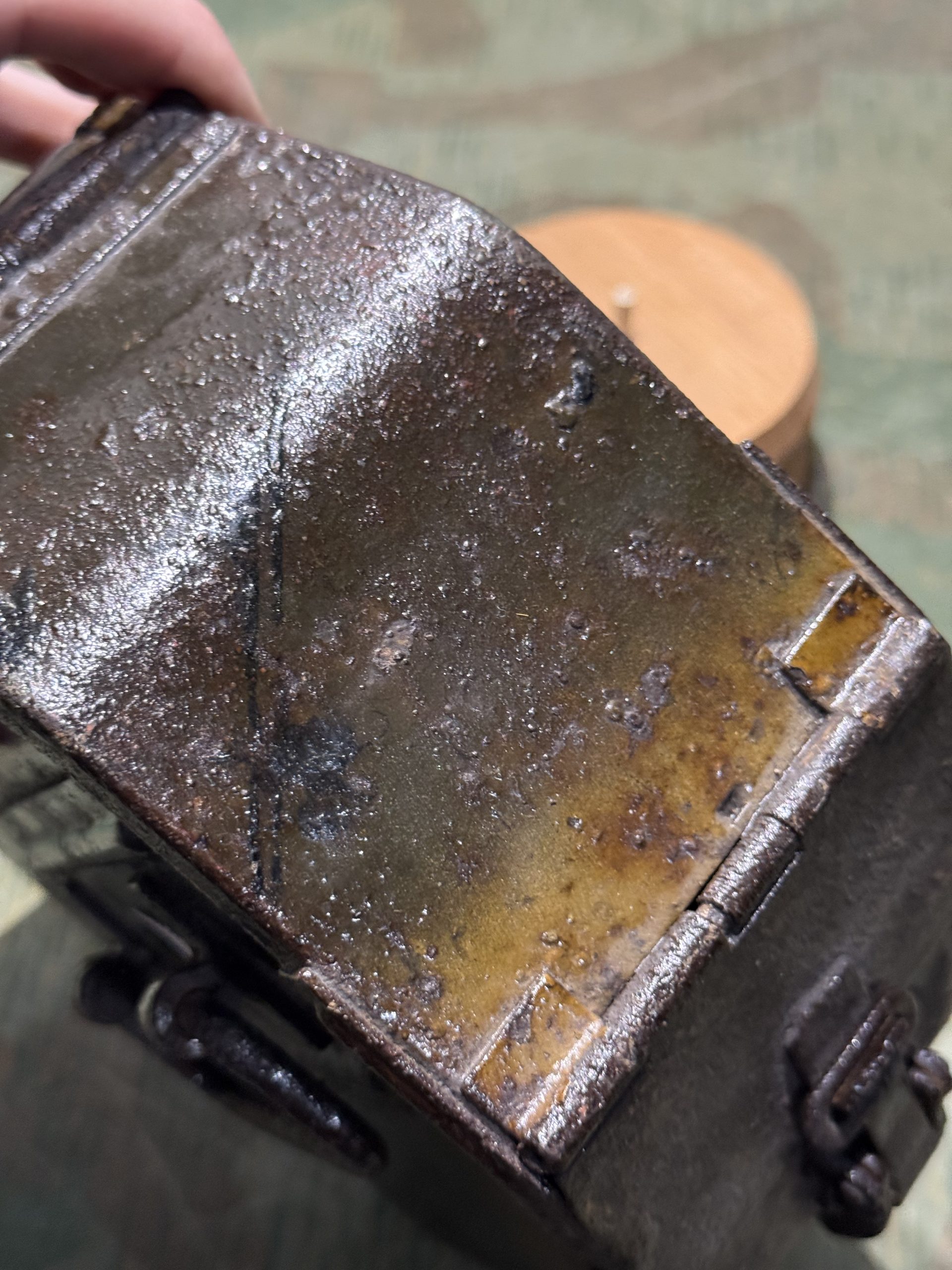 Original WW2 German Mg34 Mg42 Patronenkasten 36 Ammo Can / Drum Marked BZL 1941 - Image 11
