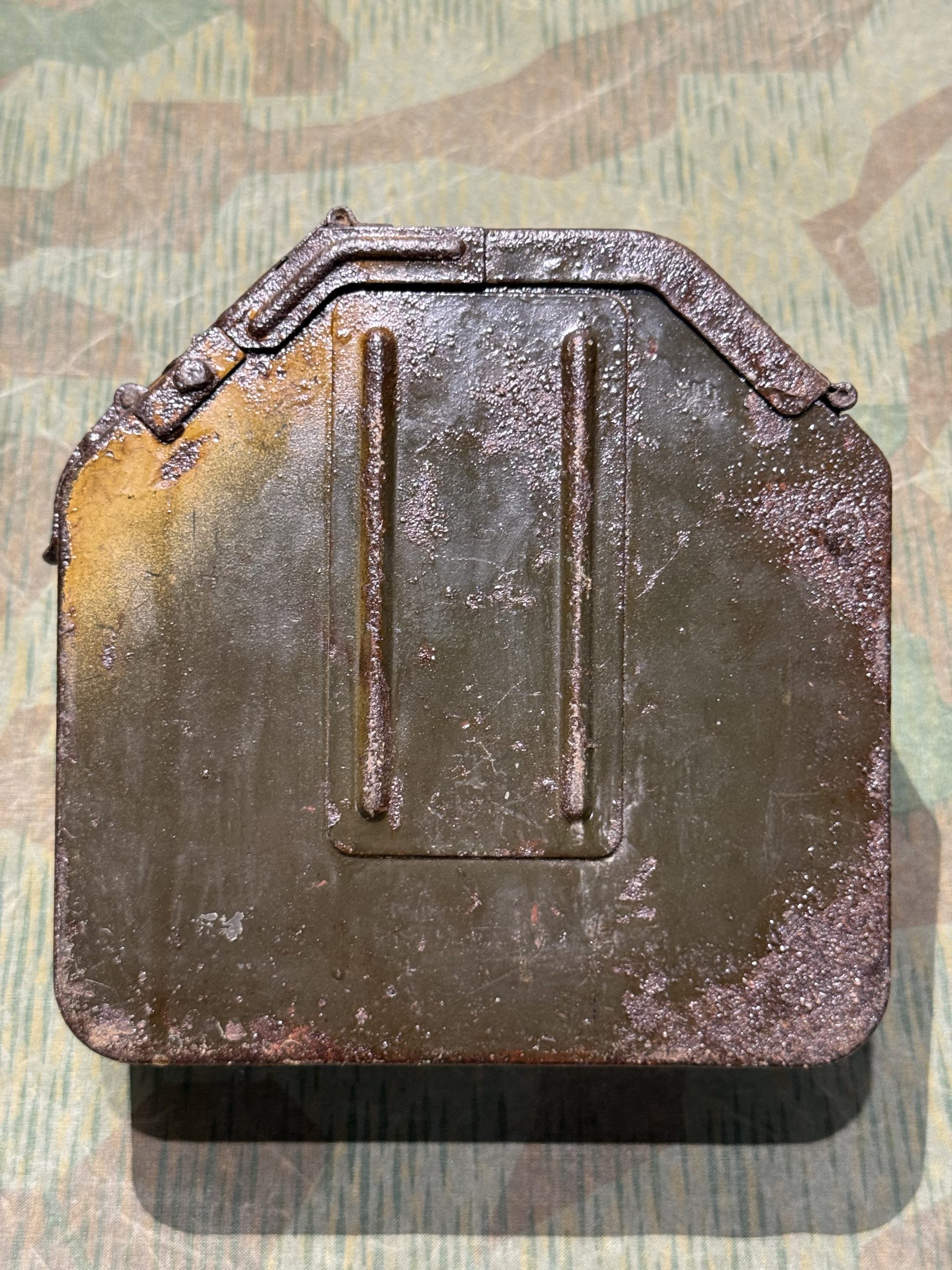 Original WW2 German Mg34 Mg42 Patronenkasten 36 Ammo Can / Drum Marked BZL 1941 - Image 12