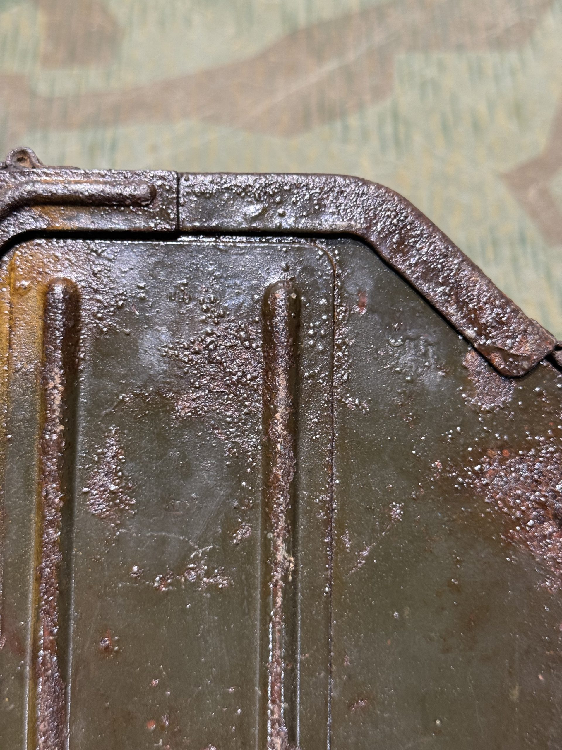 Original WW2 German Mg34 Mg42 Patronenkasten 36 Ammo Can / Drum Marked BZL 1941 - Image 14