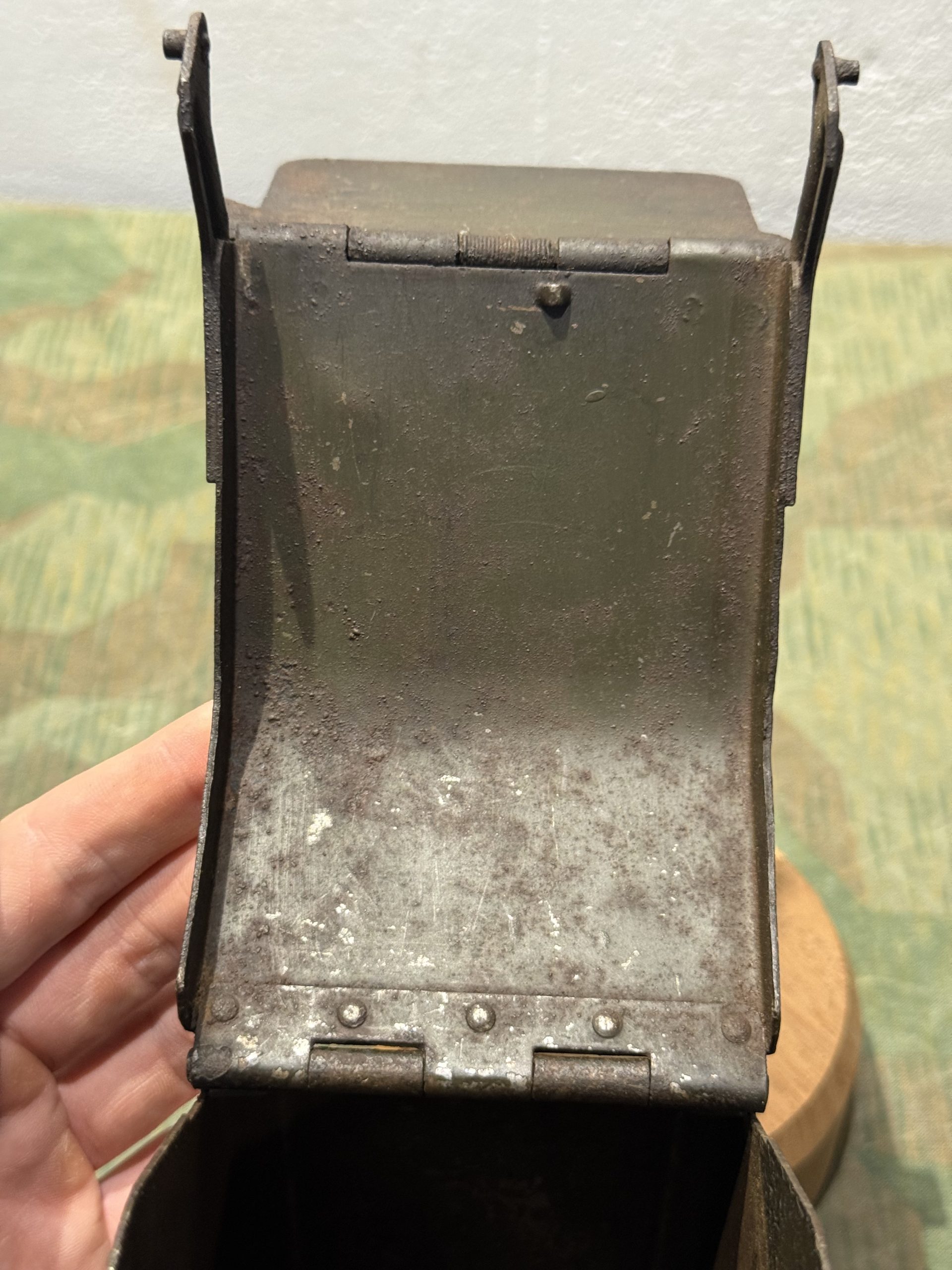 Original WW2 German Mg34 Mg42 Patronenkasten 36 Ammo Can / Drum Marked BOW 1940 - Image 20
