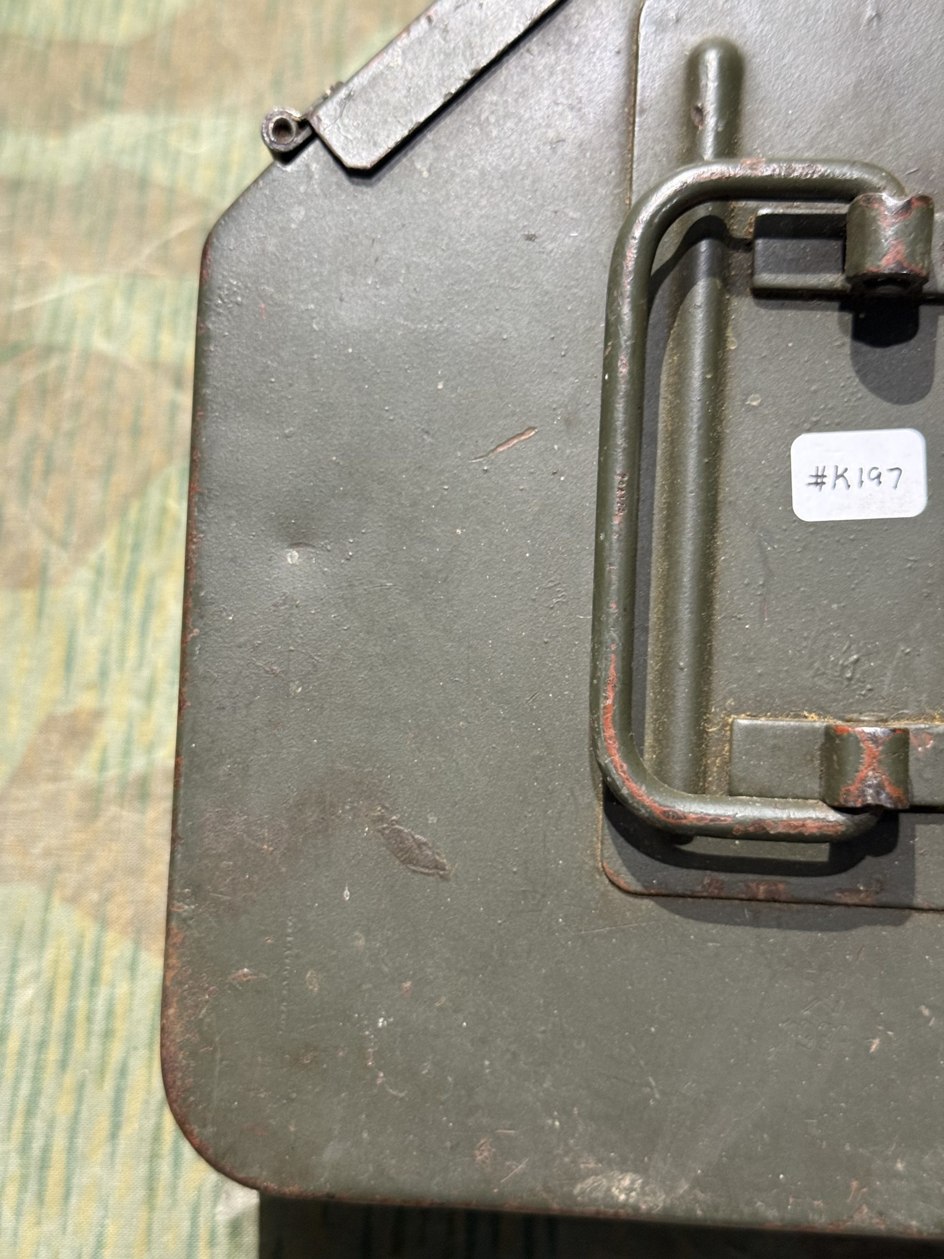 Original WW2 German Mg34 Mg42 Patronenkasten 36 Ammo Can / Drum Marked FCo 1939 - Image 2