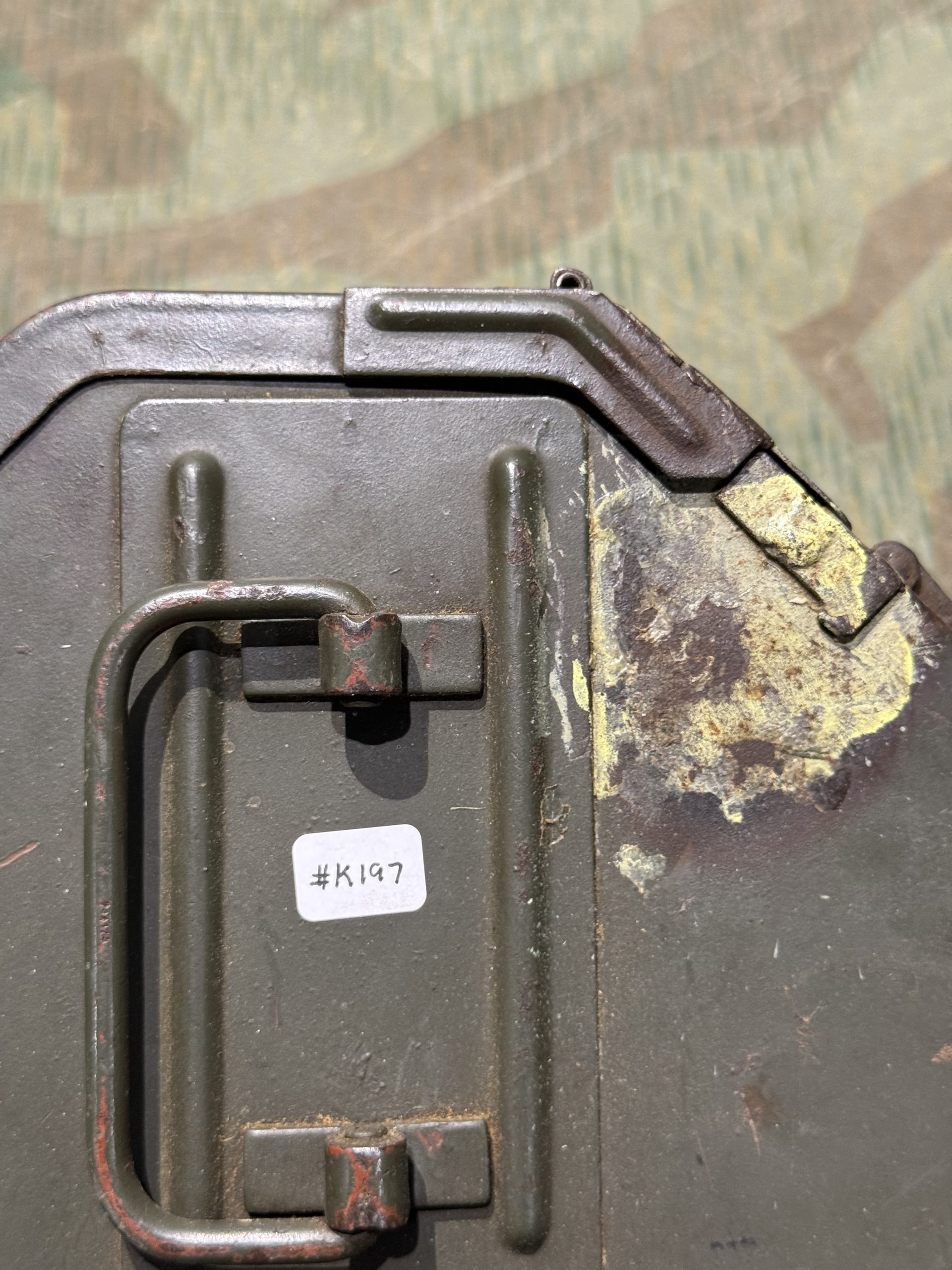 Original WW2 German Mg34 Mg42 Patronenkasten 36 Ammo Can / Drum Marked FCo 1939 - Image 3
