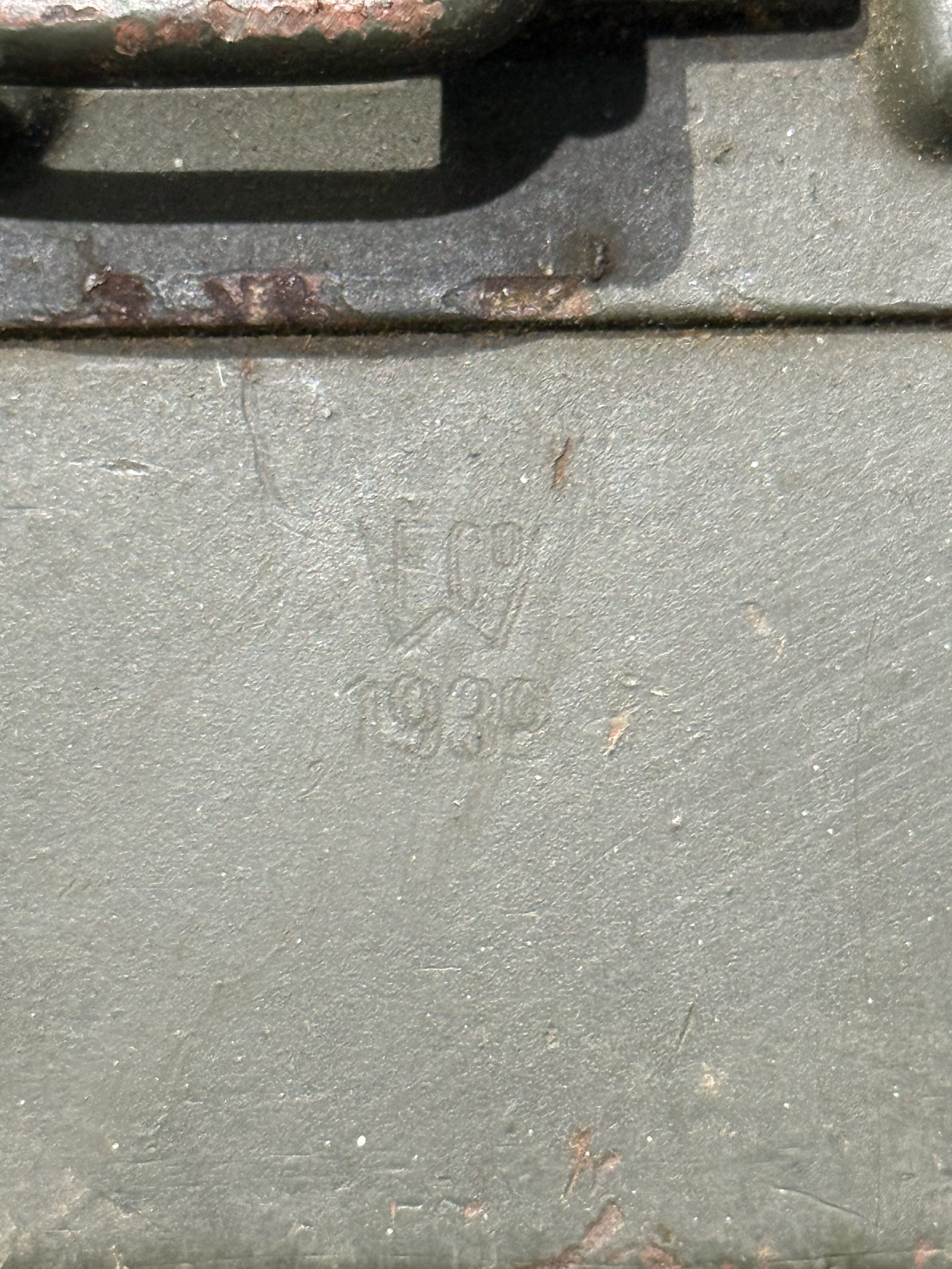 Original WW2 German Mg34 Mg42 Patronenkasten 36 Ammo Can / Drum Marked FCo 1939 - Image 5