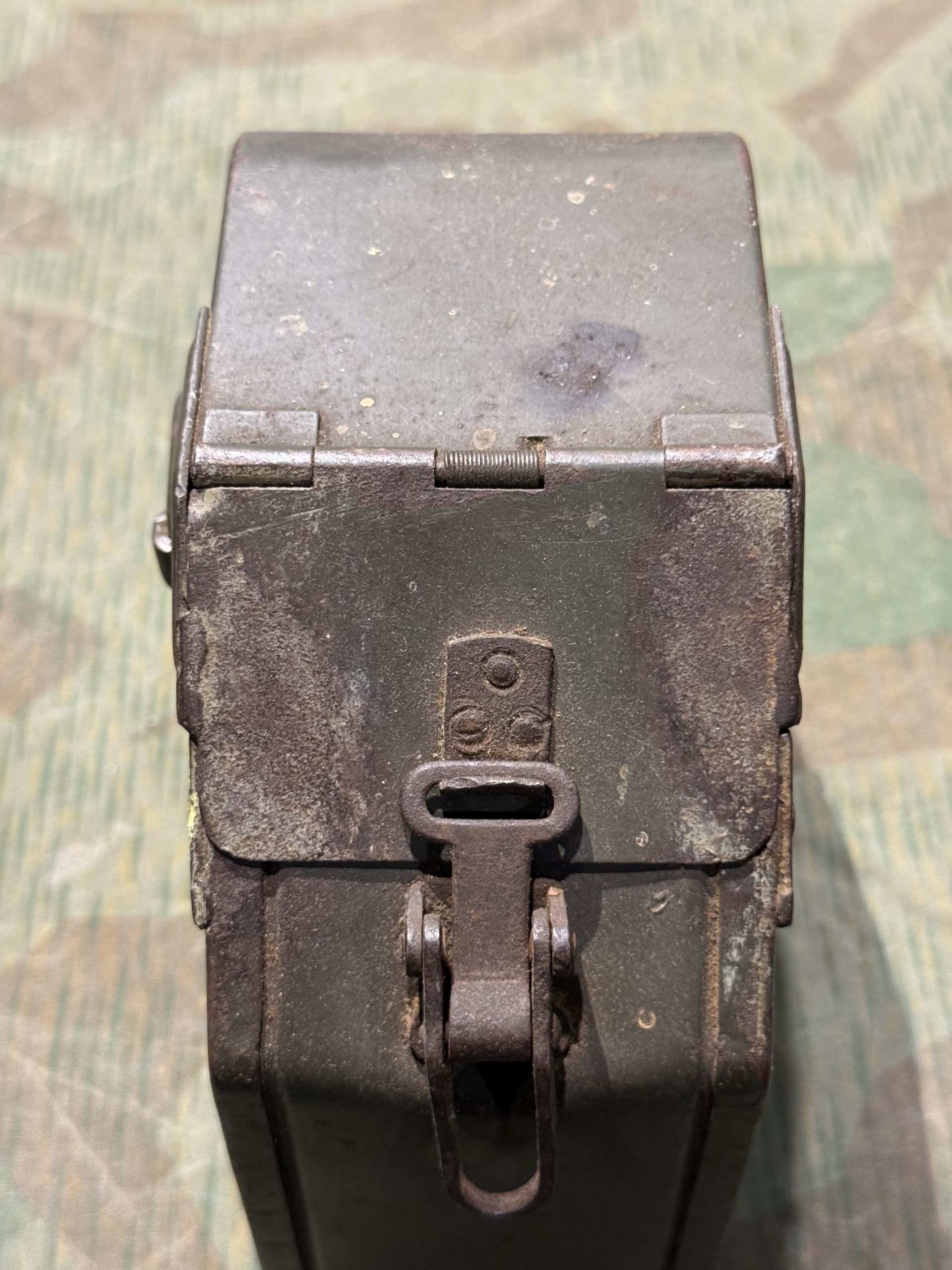 Original WW2 German Mg34 Mg42 Patronenkasten 36 Ammo Can / Drum Marked FCo 1939 - Image 7