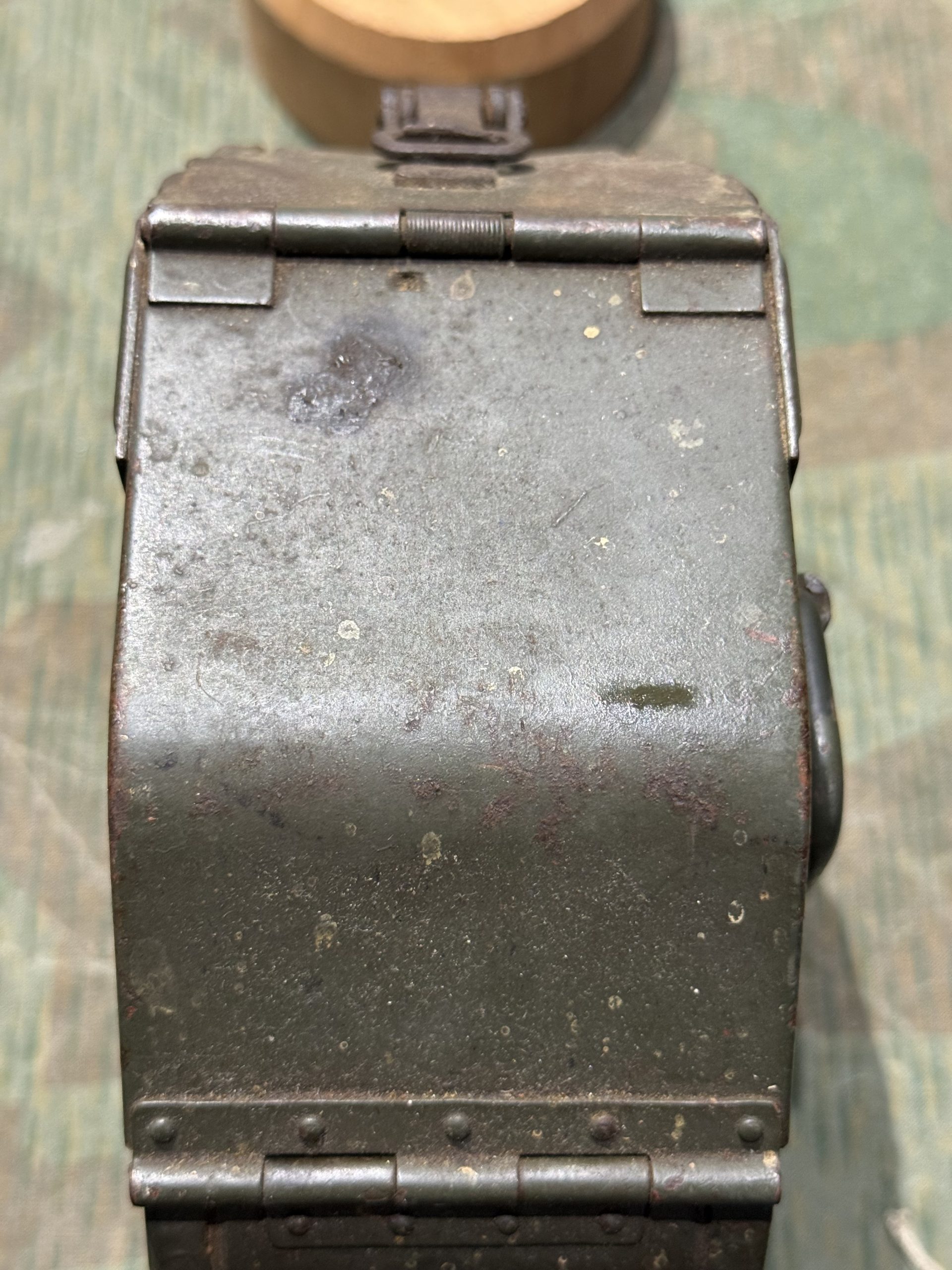 Original WW2 German Mg34 Mg42 Patronenkasten 36 Ammo Can / Drum Marked FCo 1939 - Image 11