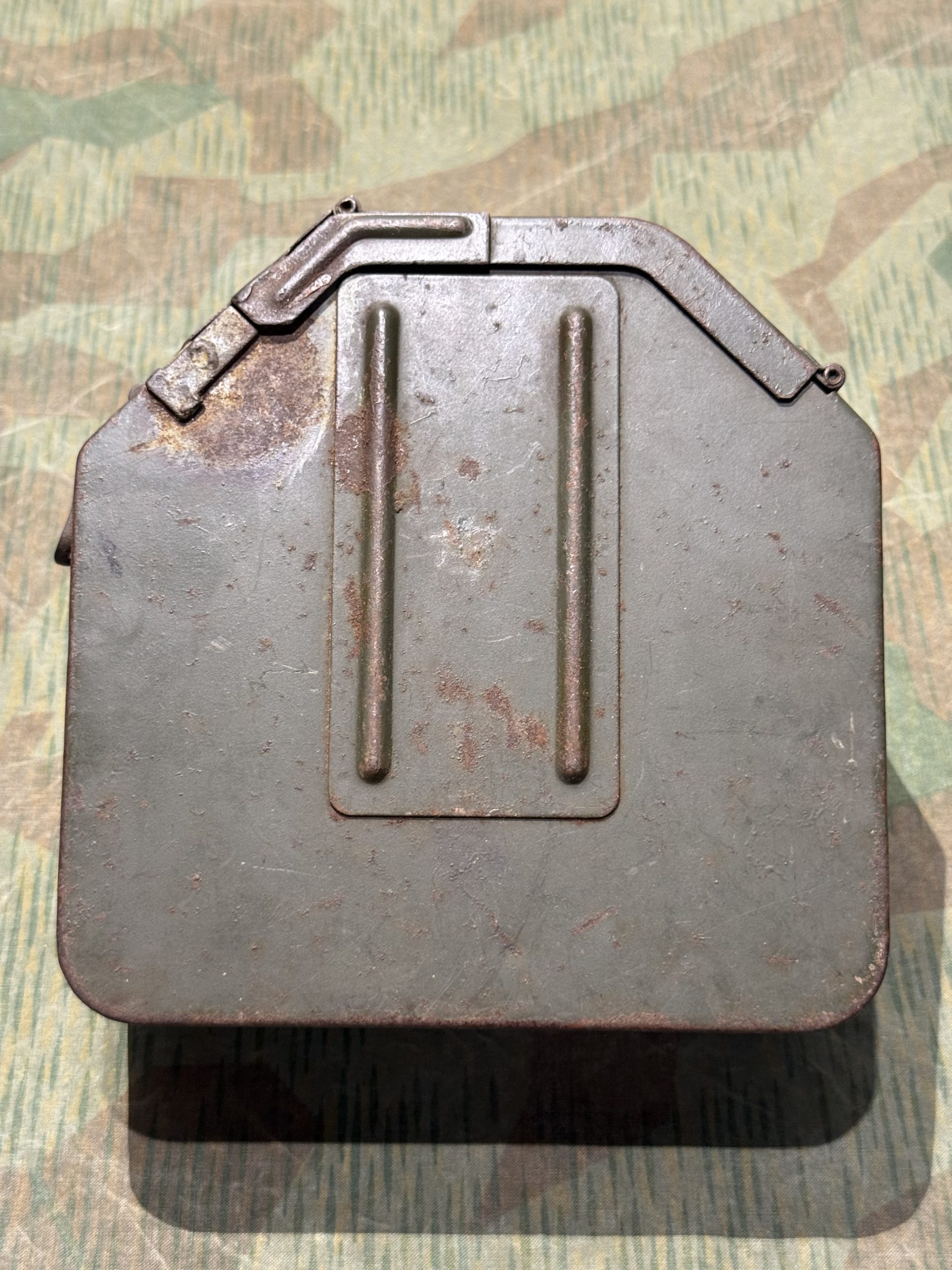 Original WW2 German Mg34 Mg42 Patronenkasten 36 Ammo Can / Drum Marked FCo 1939 - Image 13