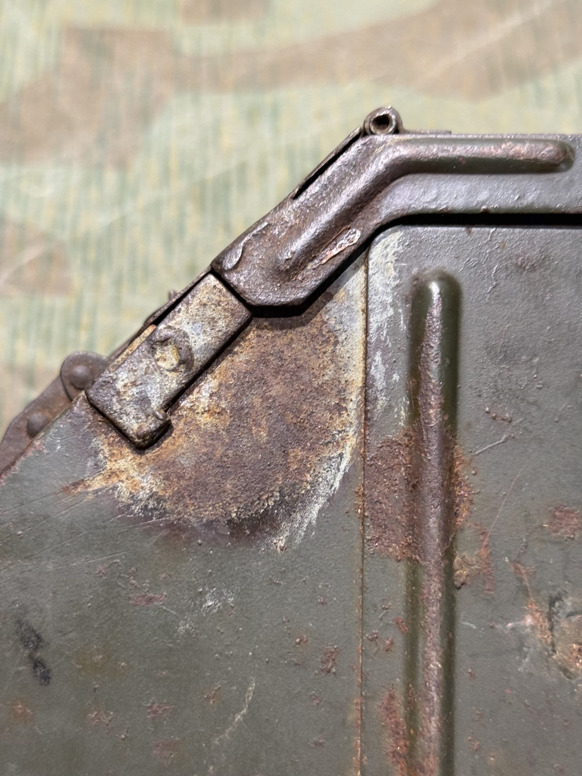 Original WW2 German Mg34 Mg42 Patronenkasten 36 Ammo Can / Drum Marked FCo 1939 - Image 14