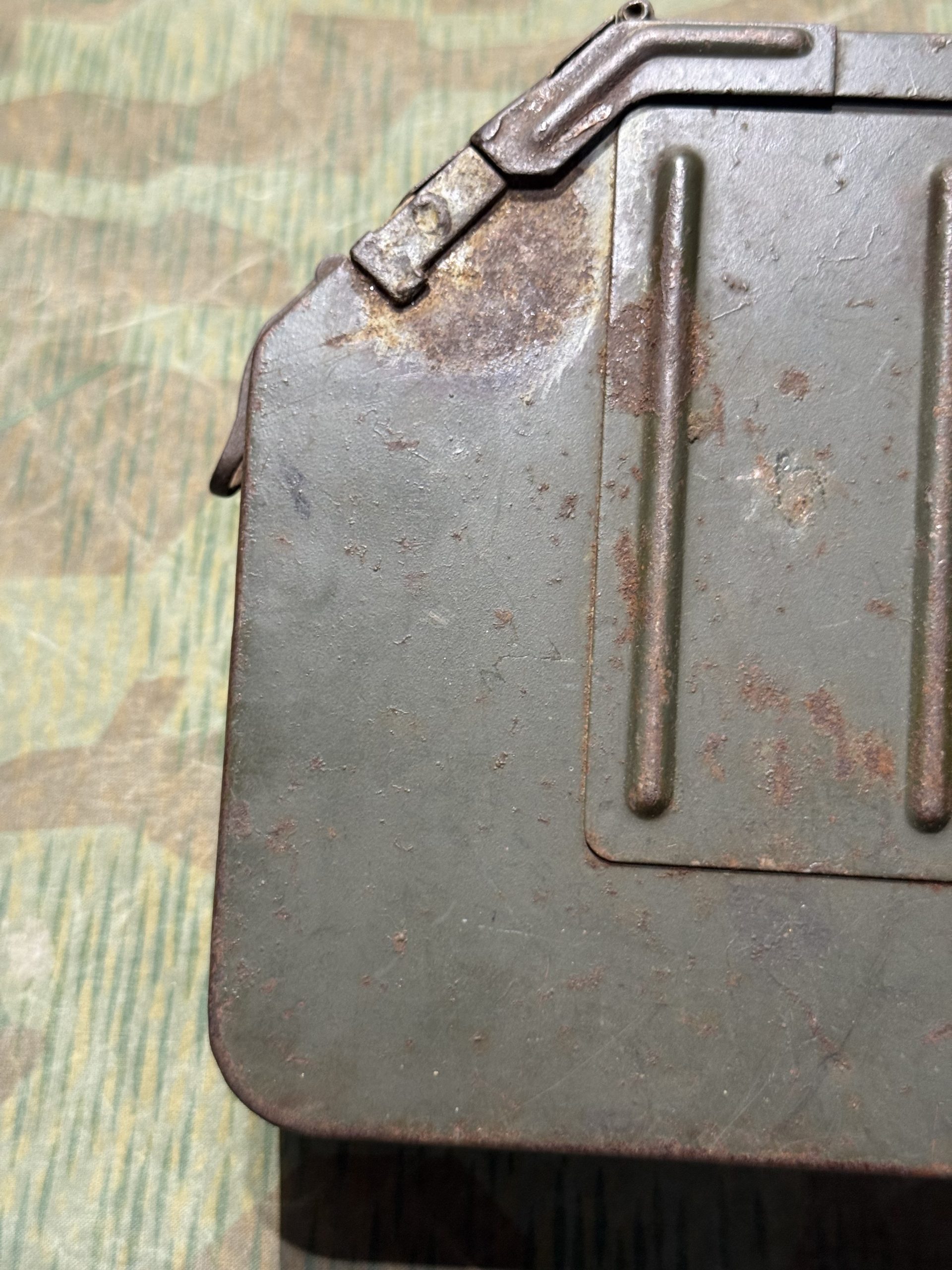 Original WW2 German Mg34 Mg42 Patronenkasten 36 Ammo Can / Drum Marked FCo 1939 - Image 15