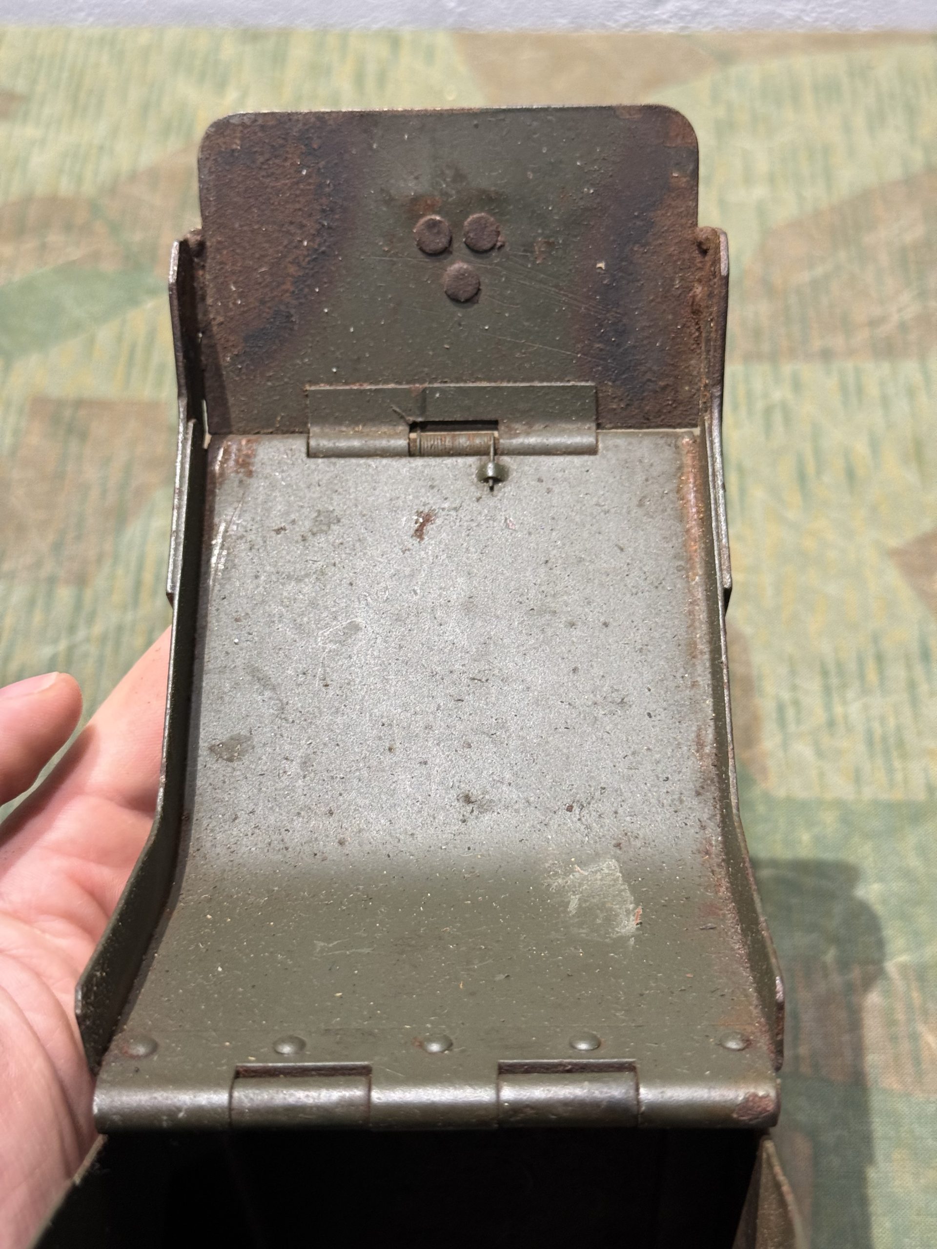 Original WW2 German Mg34 Mg42 Patronenkasten 36 Ammo Can / Drum Marked FCo 1939 - Image 18