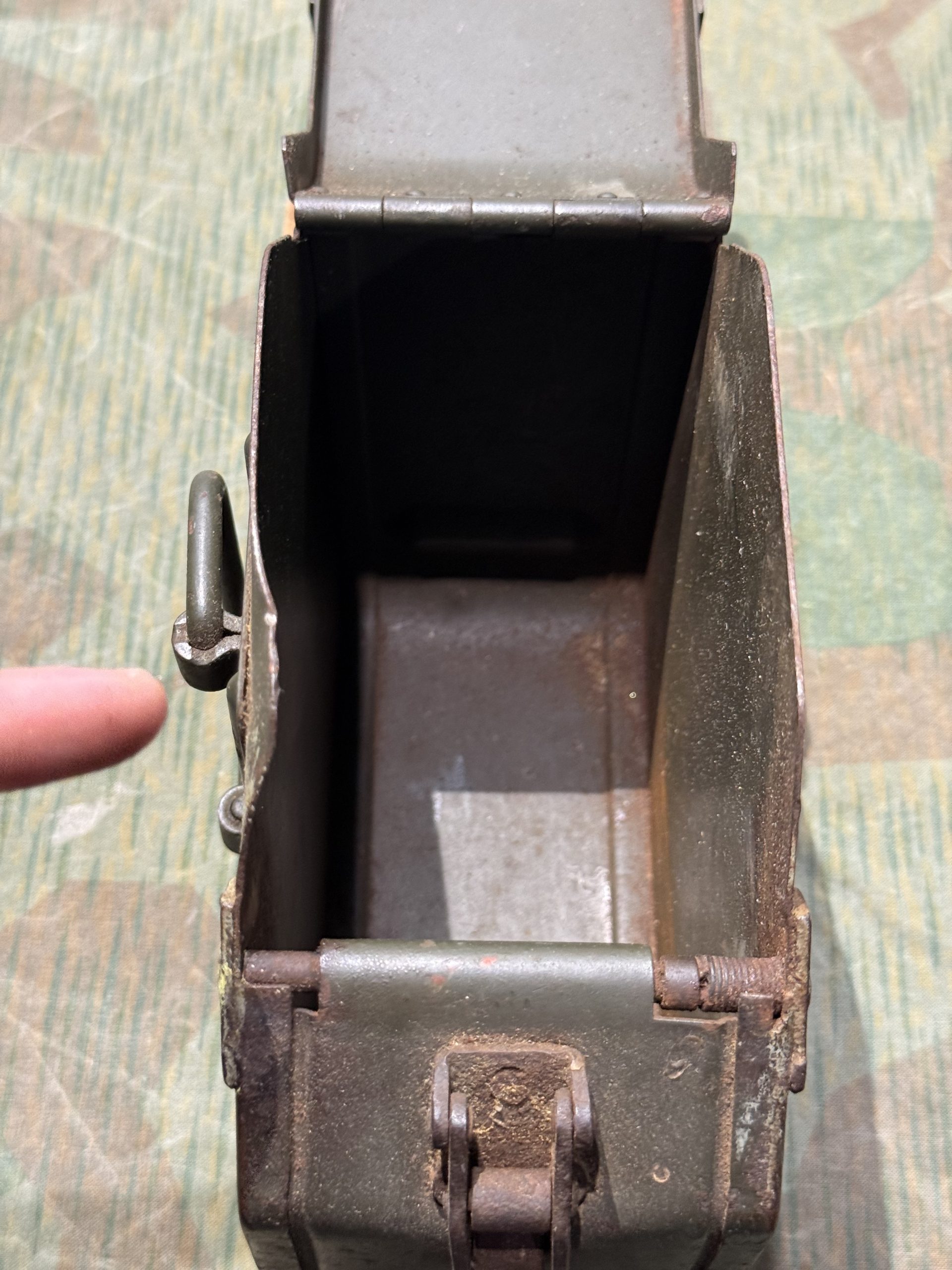 Original WW2 German Mg34 Mg42 Patronenkasten 36 Ammo Can / Drum Marked FCo 1939 - Image 19